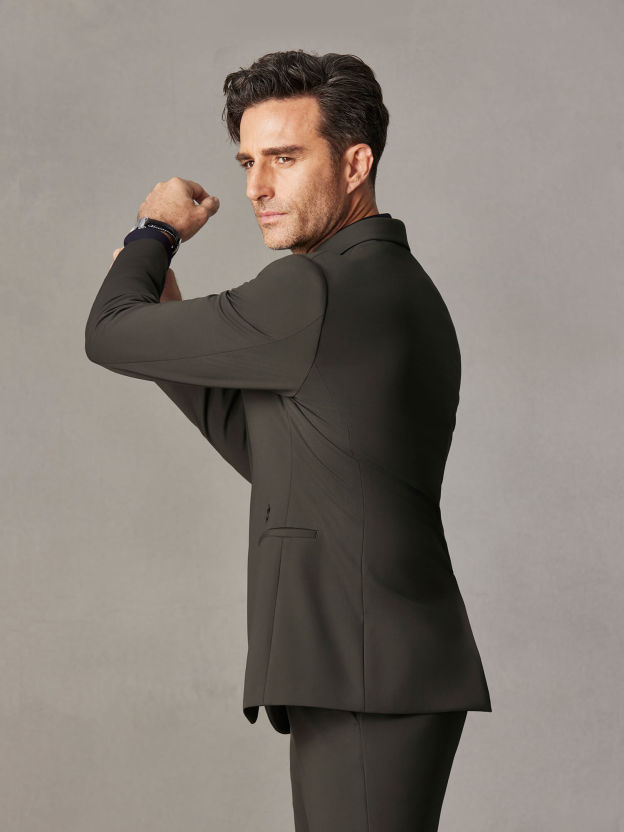 Autumn Brown Stretch Blazer