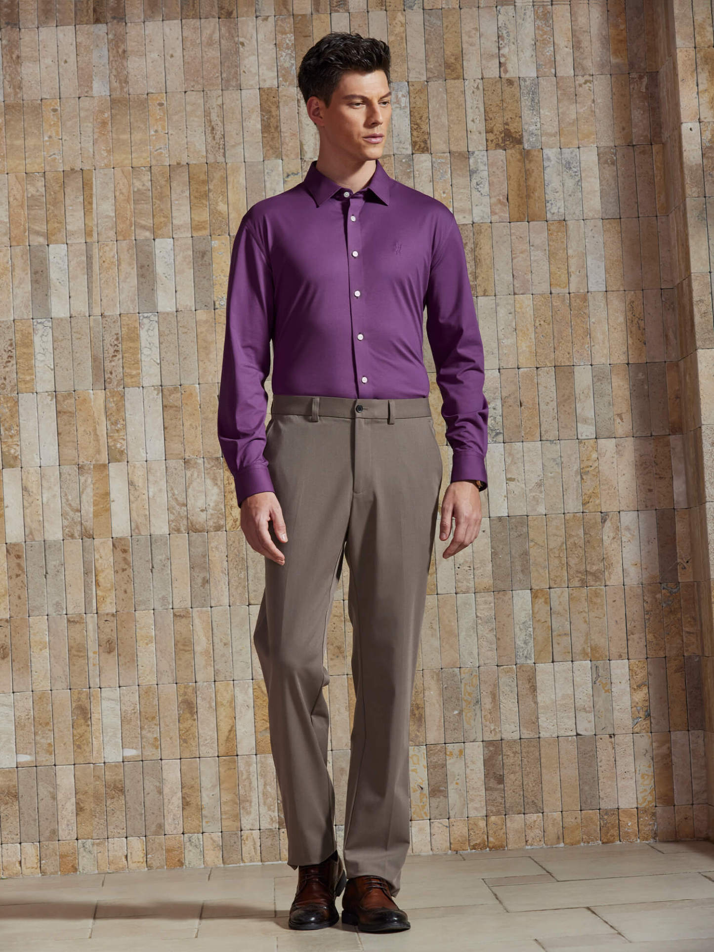 Nebula Purple Stretch Shirt