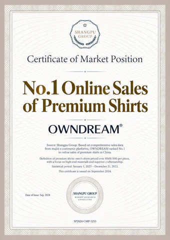 OWN DREAM market-position certificate