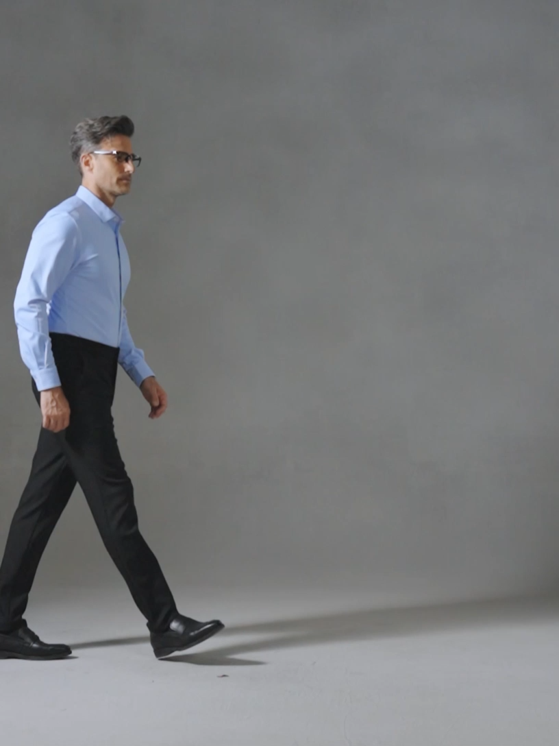 Stellar Blue Stripe Stretch Shirt