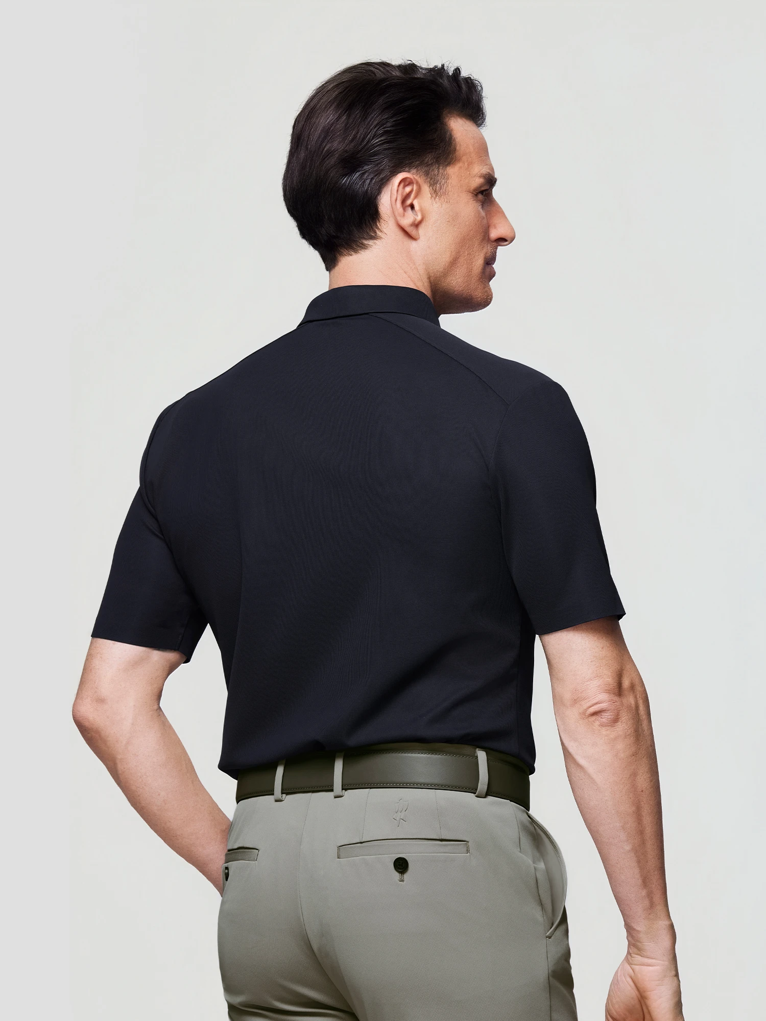 Deep Navy Stretch Polo