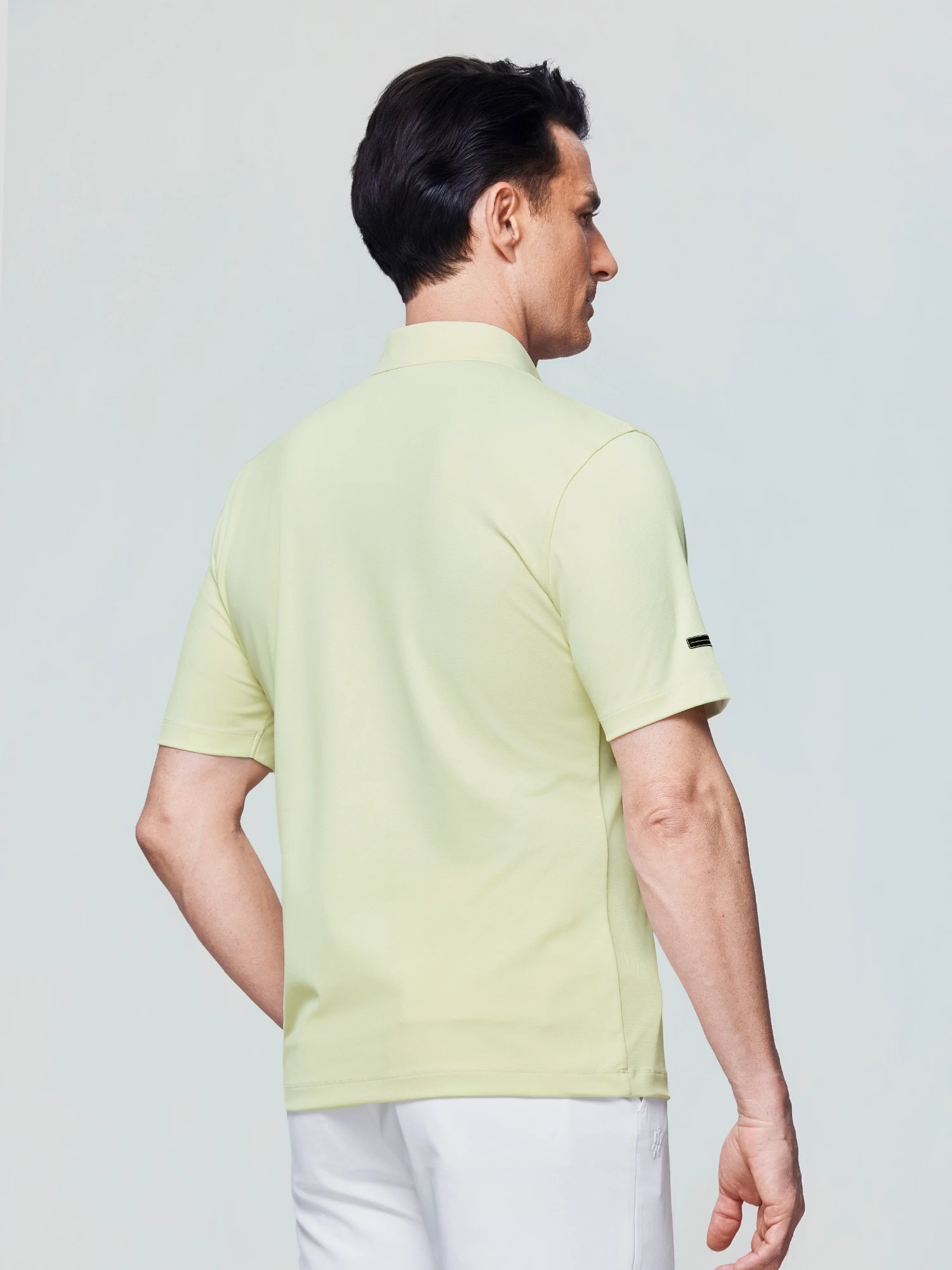 Pale Lemon Stretch Polo