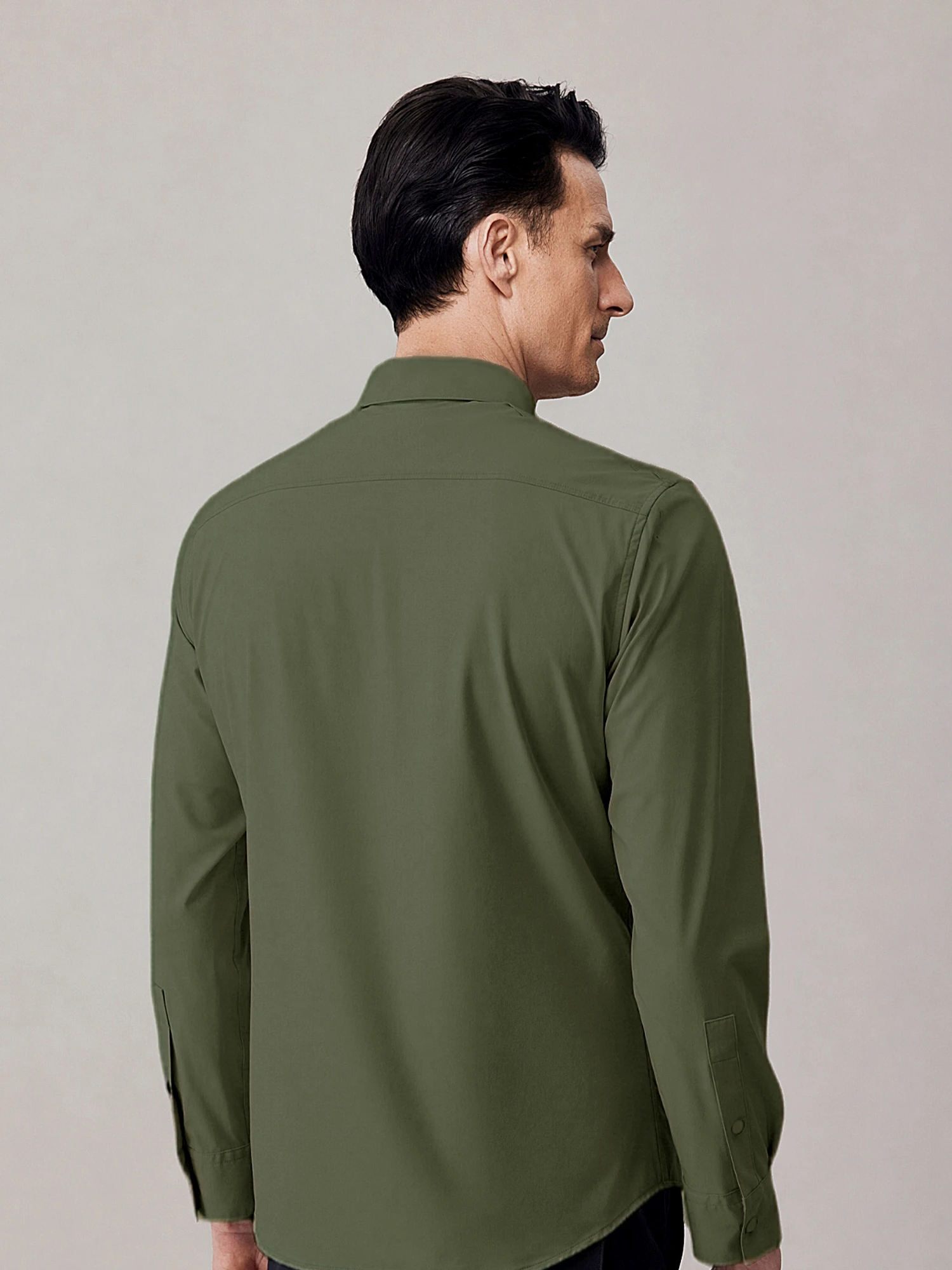 Trail Teal Travel Stretch Shirt