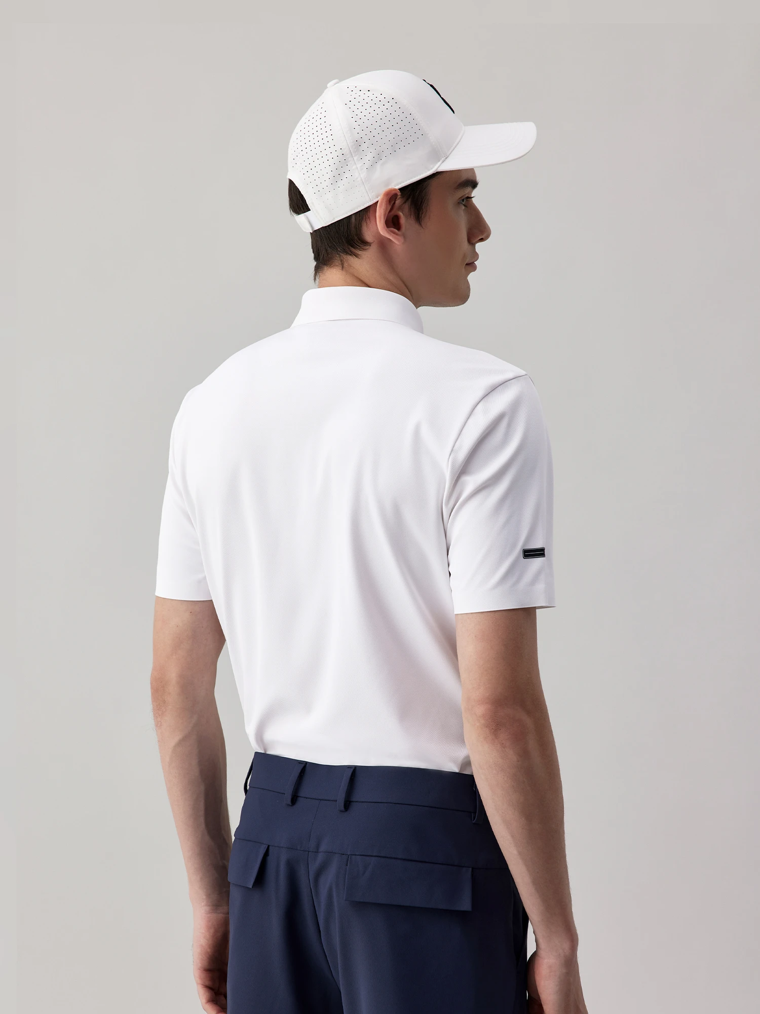 Frost White Soft Stretch Polo