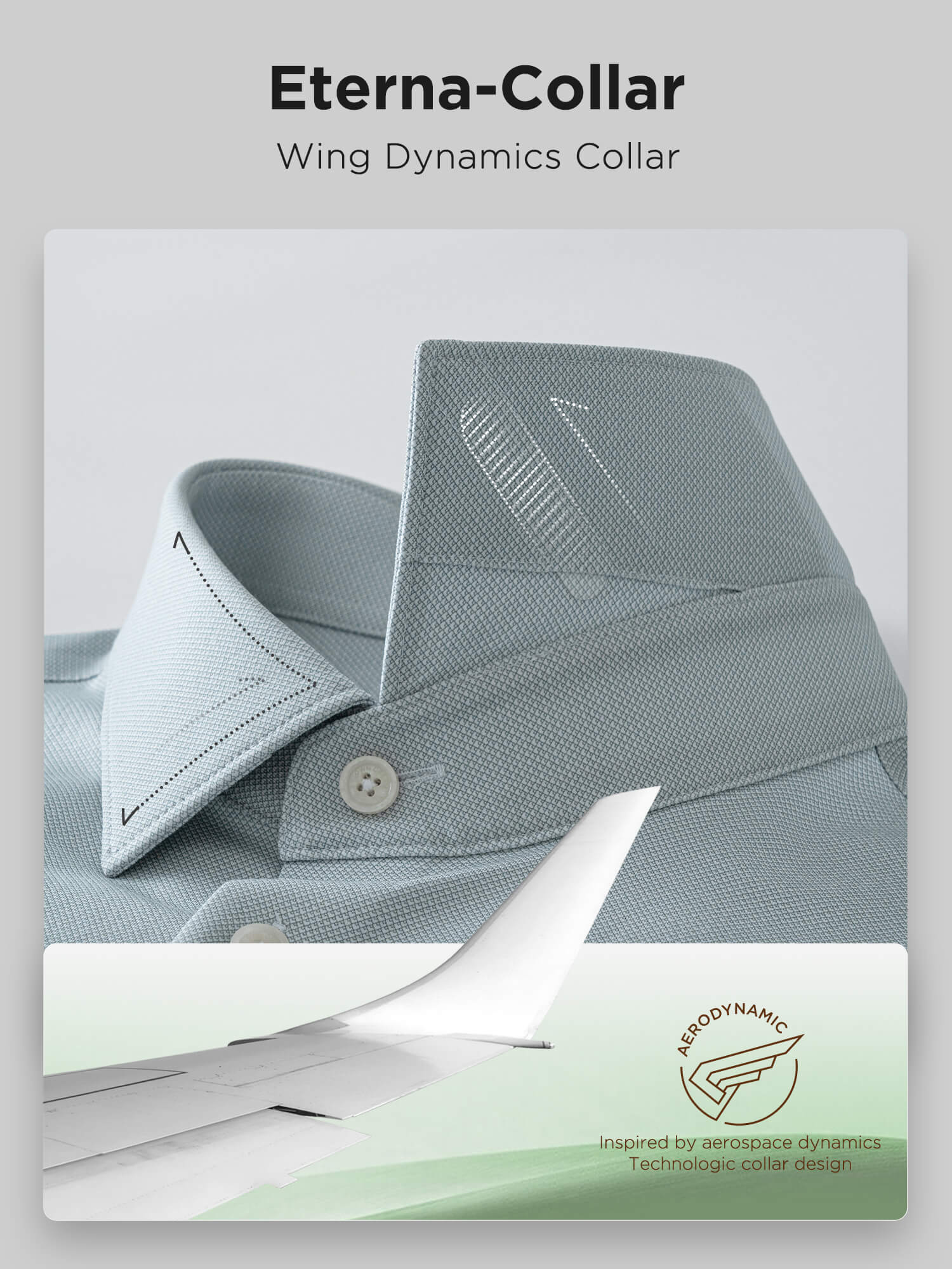 Frosted Moss Green High-Stretch Shirt-Own Dream Shirts-Dress Shirts for Men