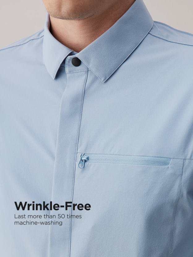 ‌Photon Blue High-Stretch Performance Shirt