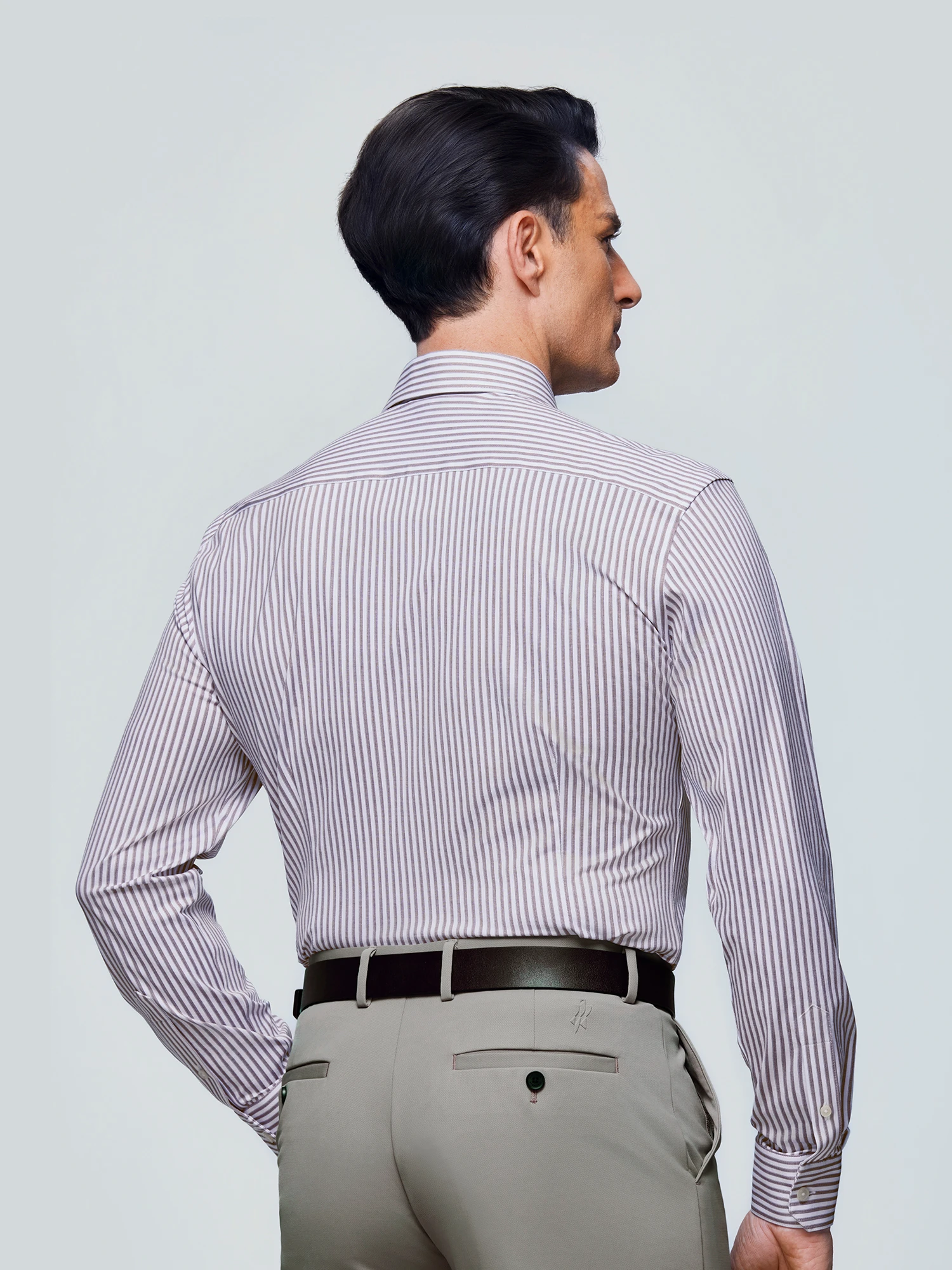 Pamir Blue Stripe Stretch Shirt