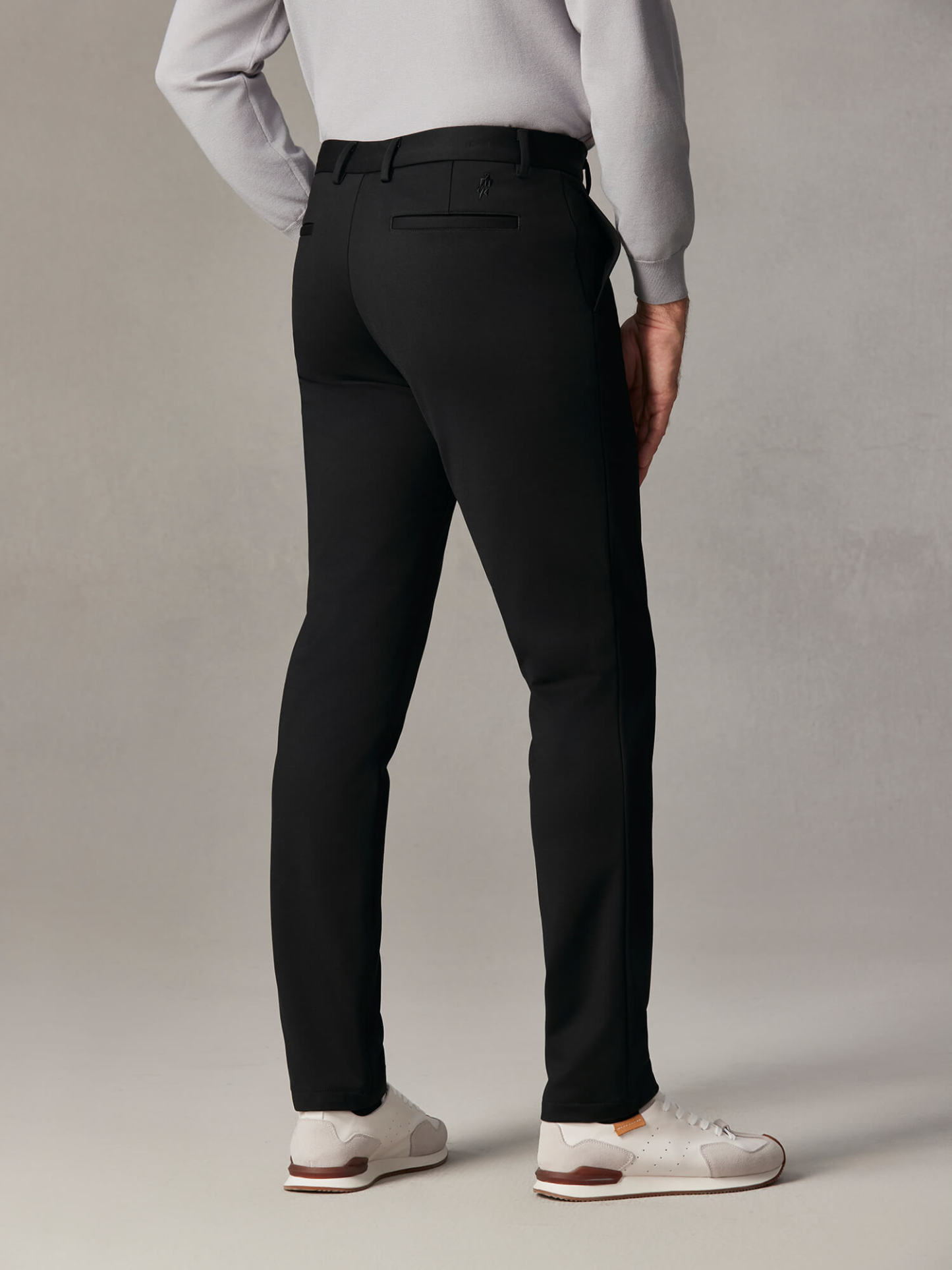 Carbon Black Stretch Pants-Own Dream Shirts-Dress Shirts for Men