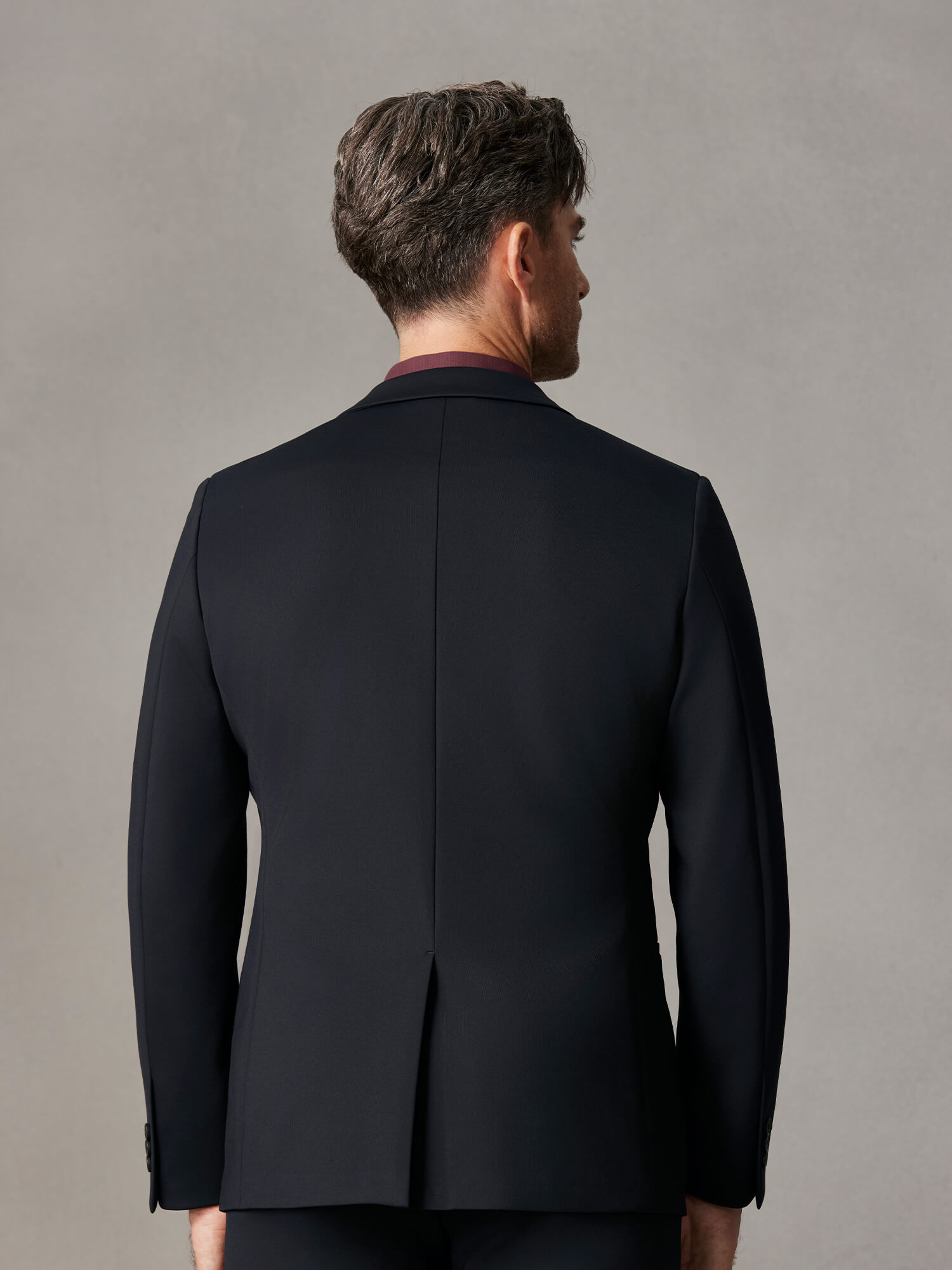 Deep Navy Stretch Blazer