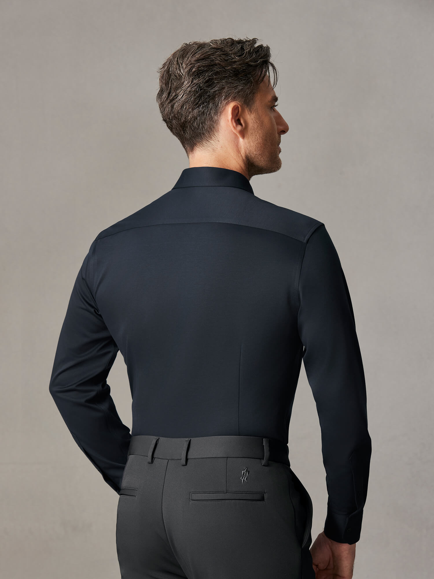 Deep Space Navy Stretch Shirt