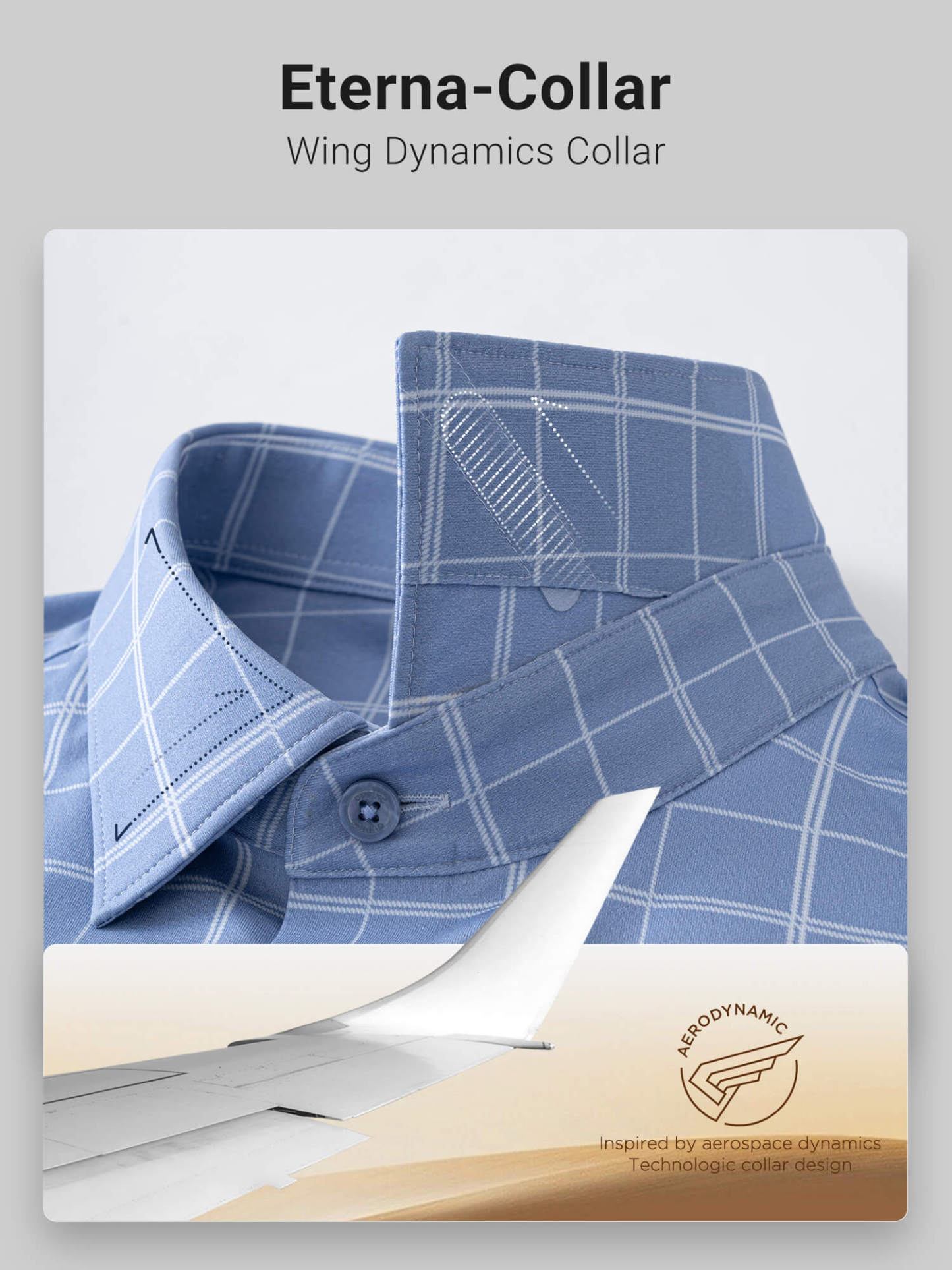 Opal Blue Omni-Stretch Check Short-Sleeve Shirt