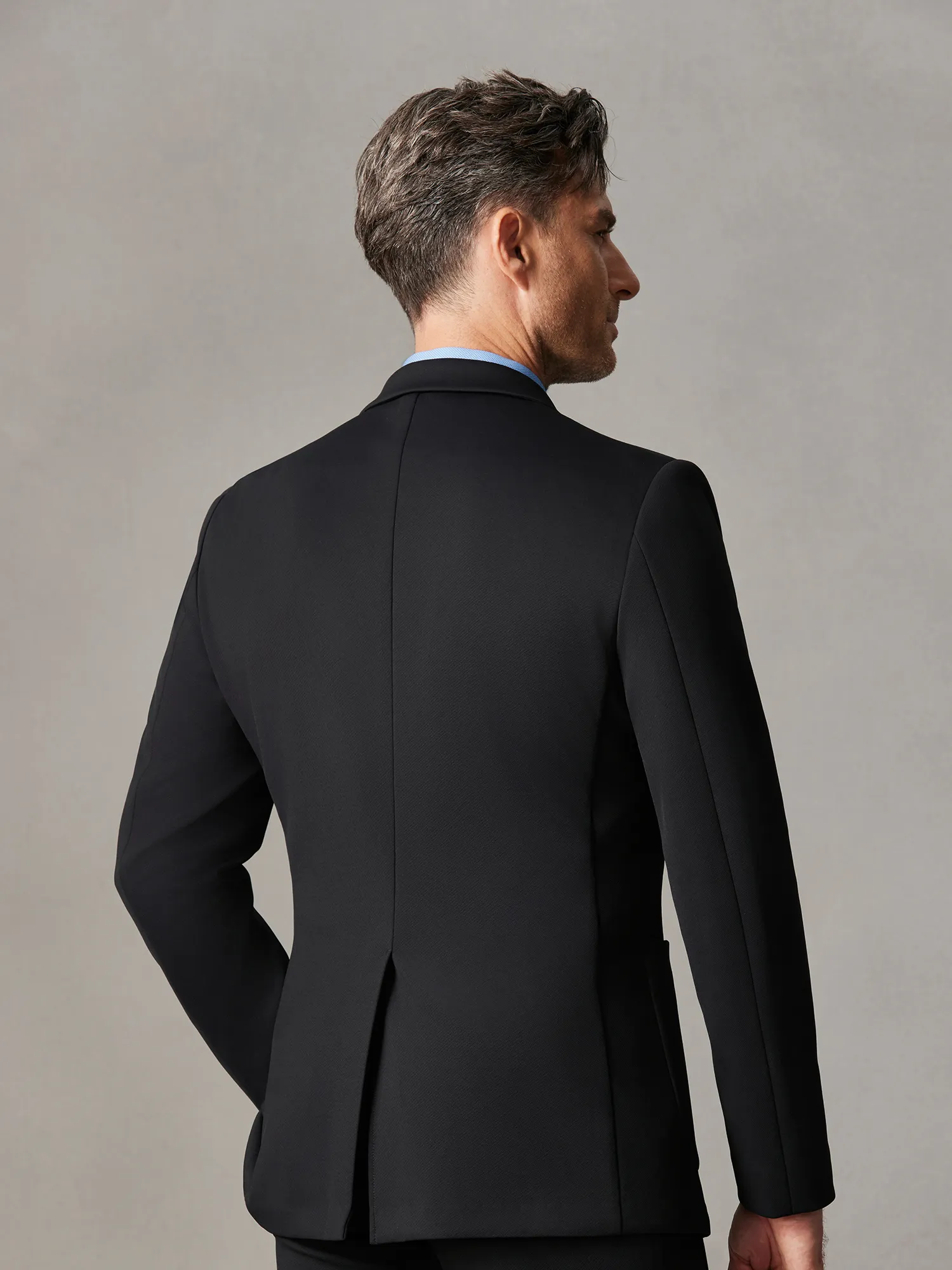 WarmTech Ultra Wool Sky Deep Navy Stretch Blazer