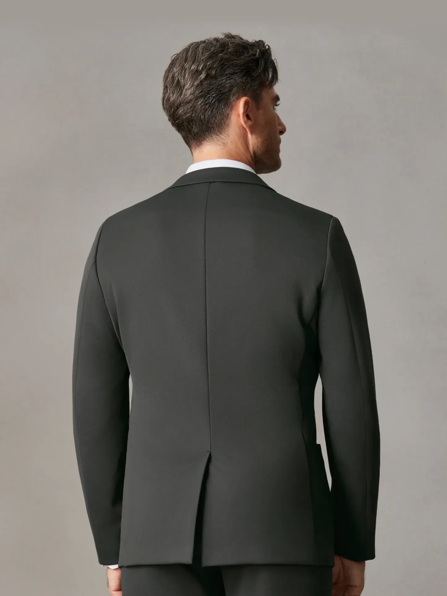 WarmTech Ultra Wool Olive Gray Stretch Blazer