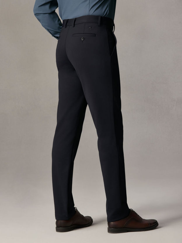 Midnight Navy High-Stretch Pants-Own Dream Shirts-Dress Shirts for Men