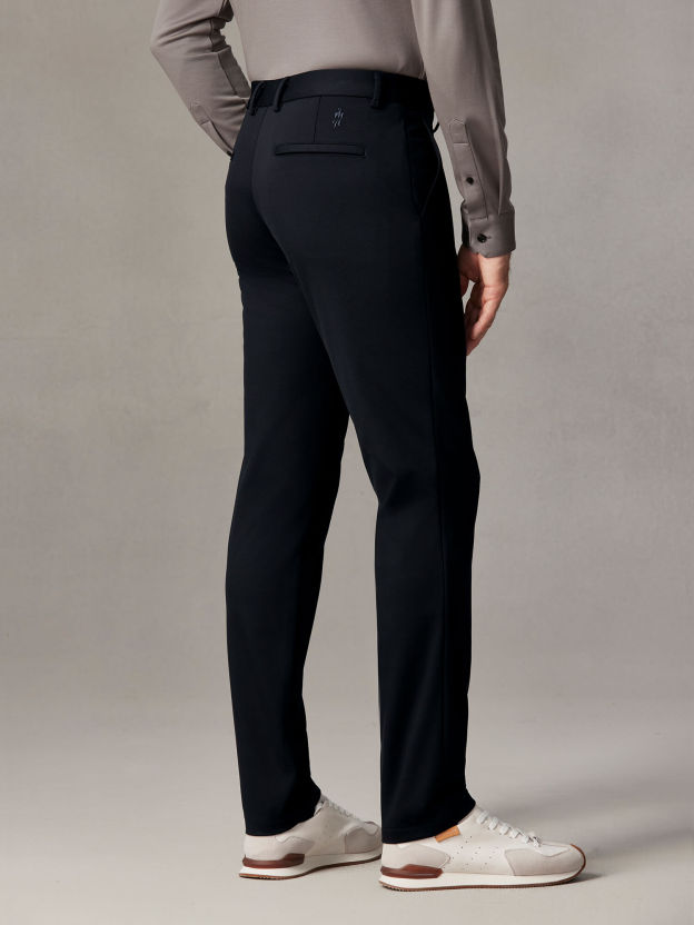 Stellar Navy Stretch Pants-Own Dream Shirts-Dress Shirts for Men