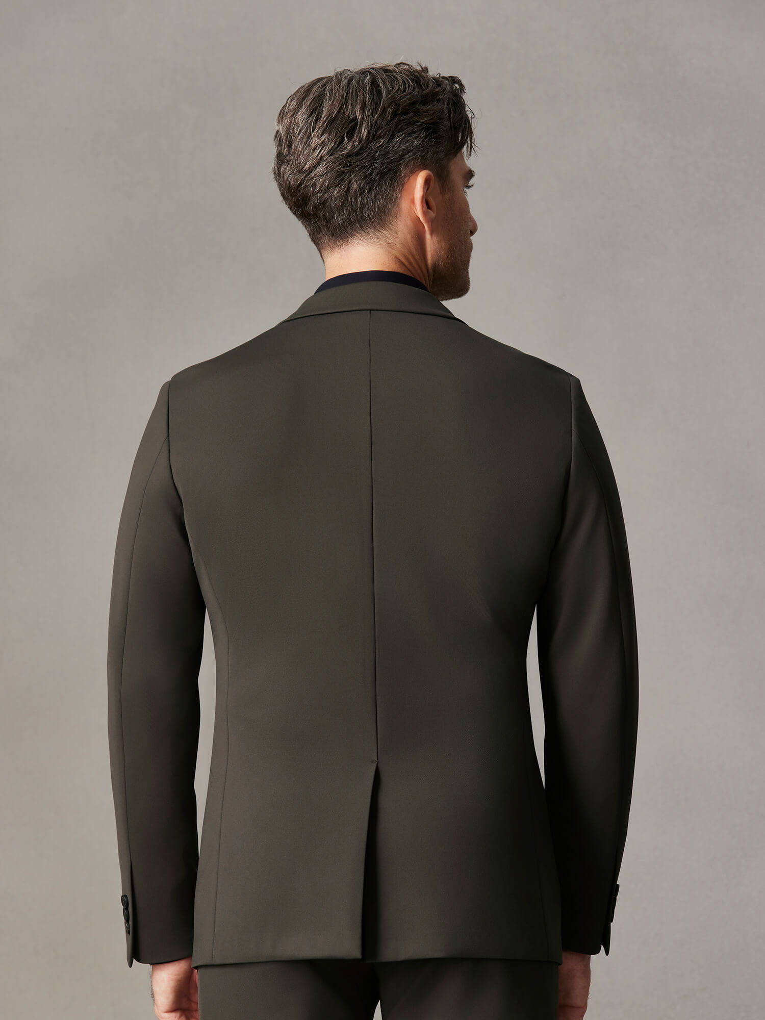 Autumn Brown Stretch Blazer