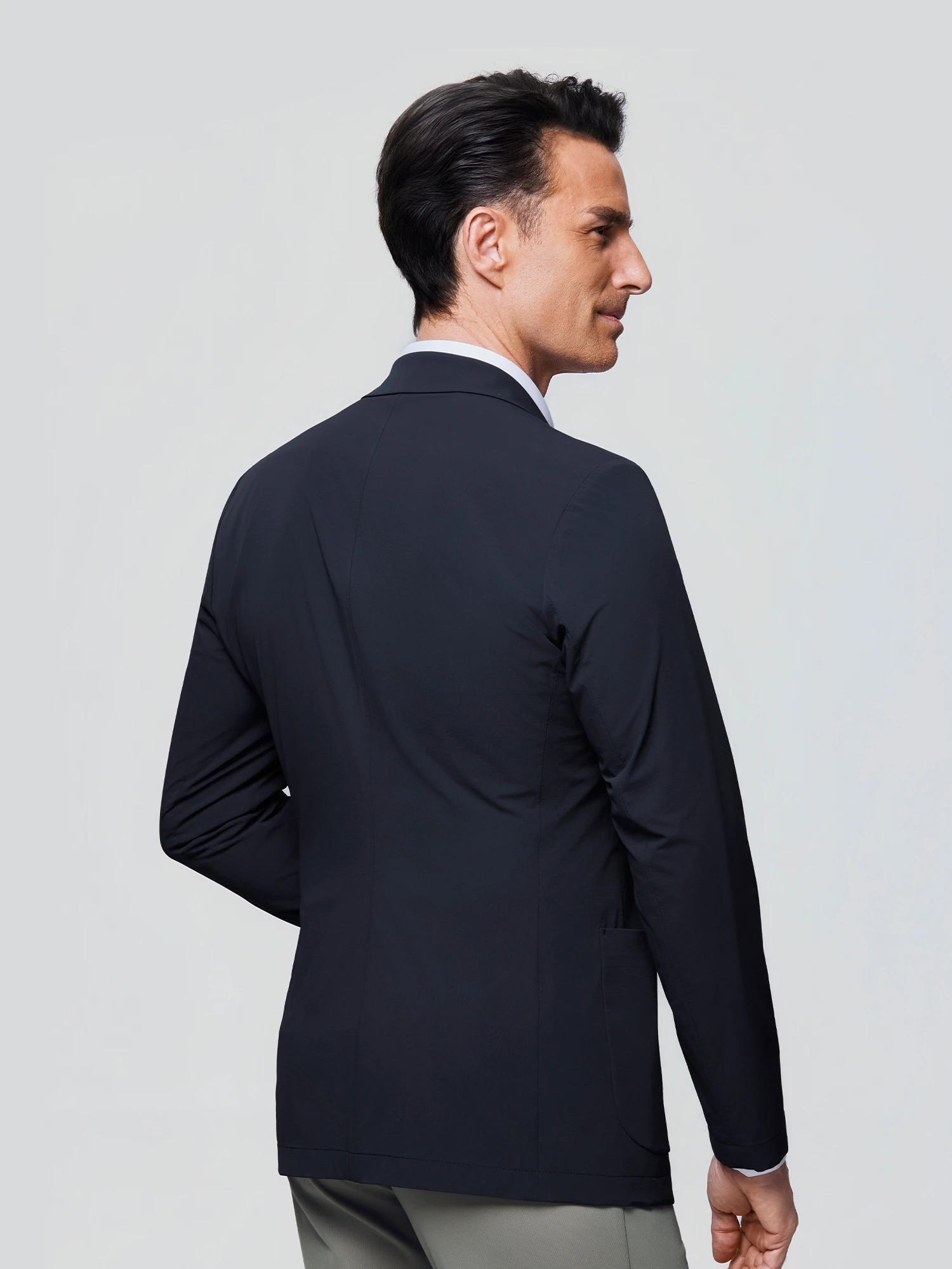 Starfield Navy Stretch Casual Blazer