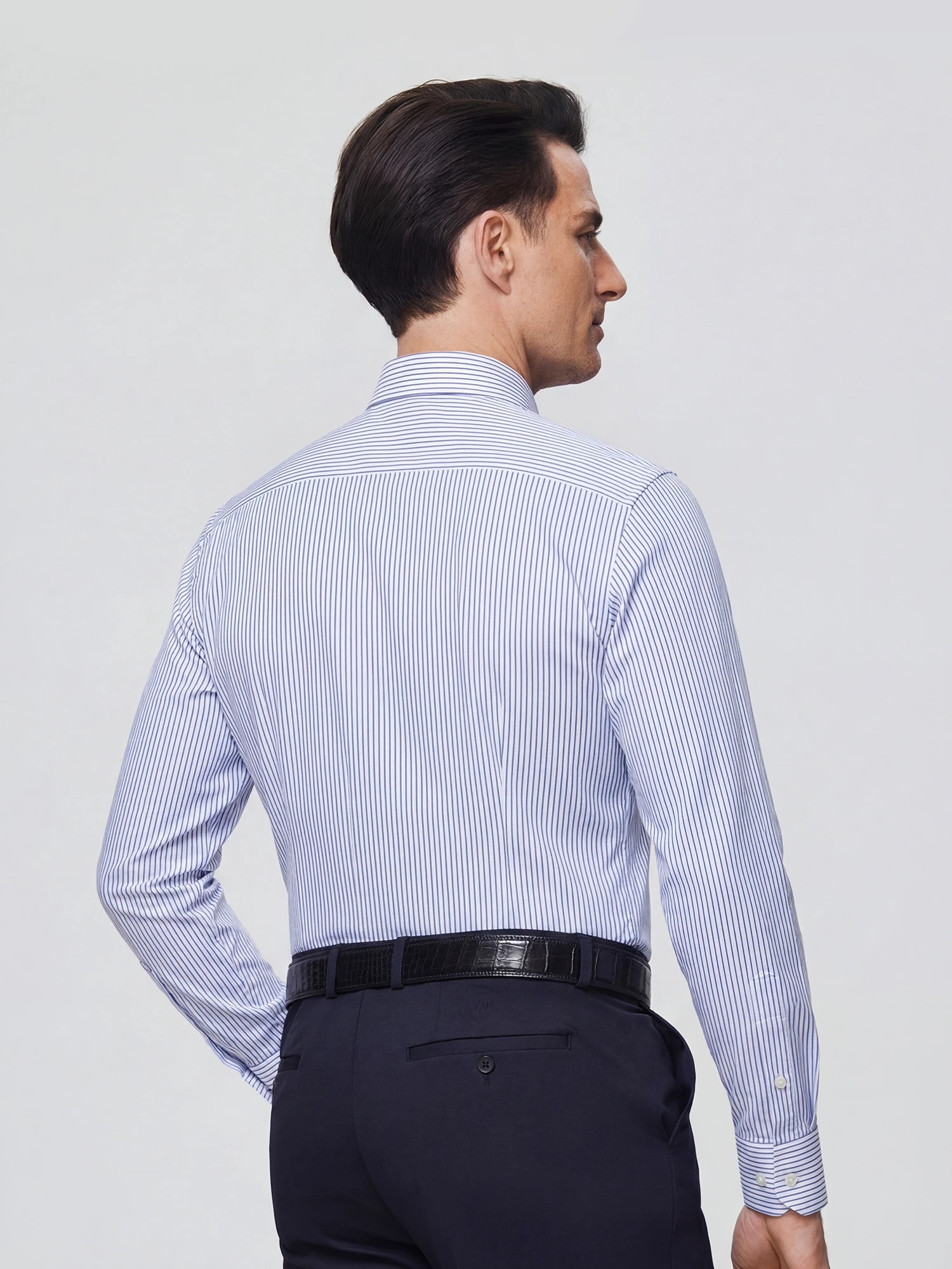 AirFlex Pro™ Stream Blue Stripe Stretch Shirt