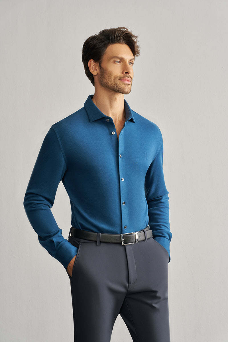 Swan Lake Orchid Luxurious Stretch Shirt-OWN DREAM Shirts