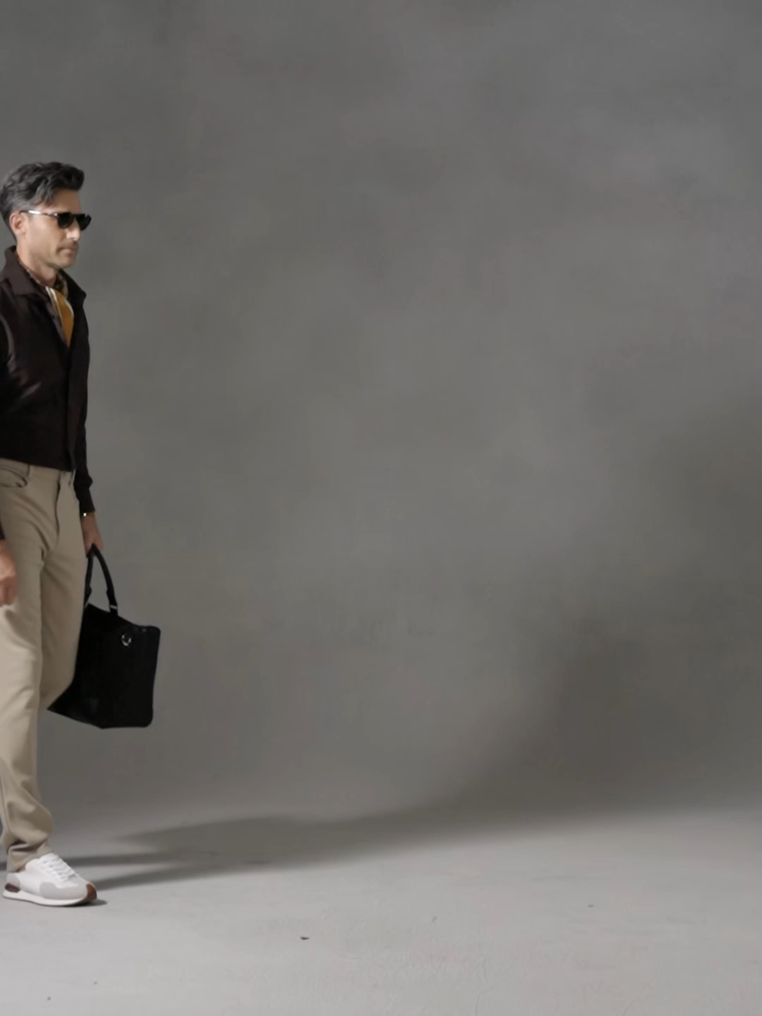 Mocha Brown Corduroy Stretch Shirt