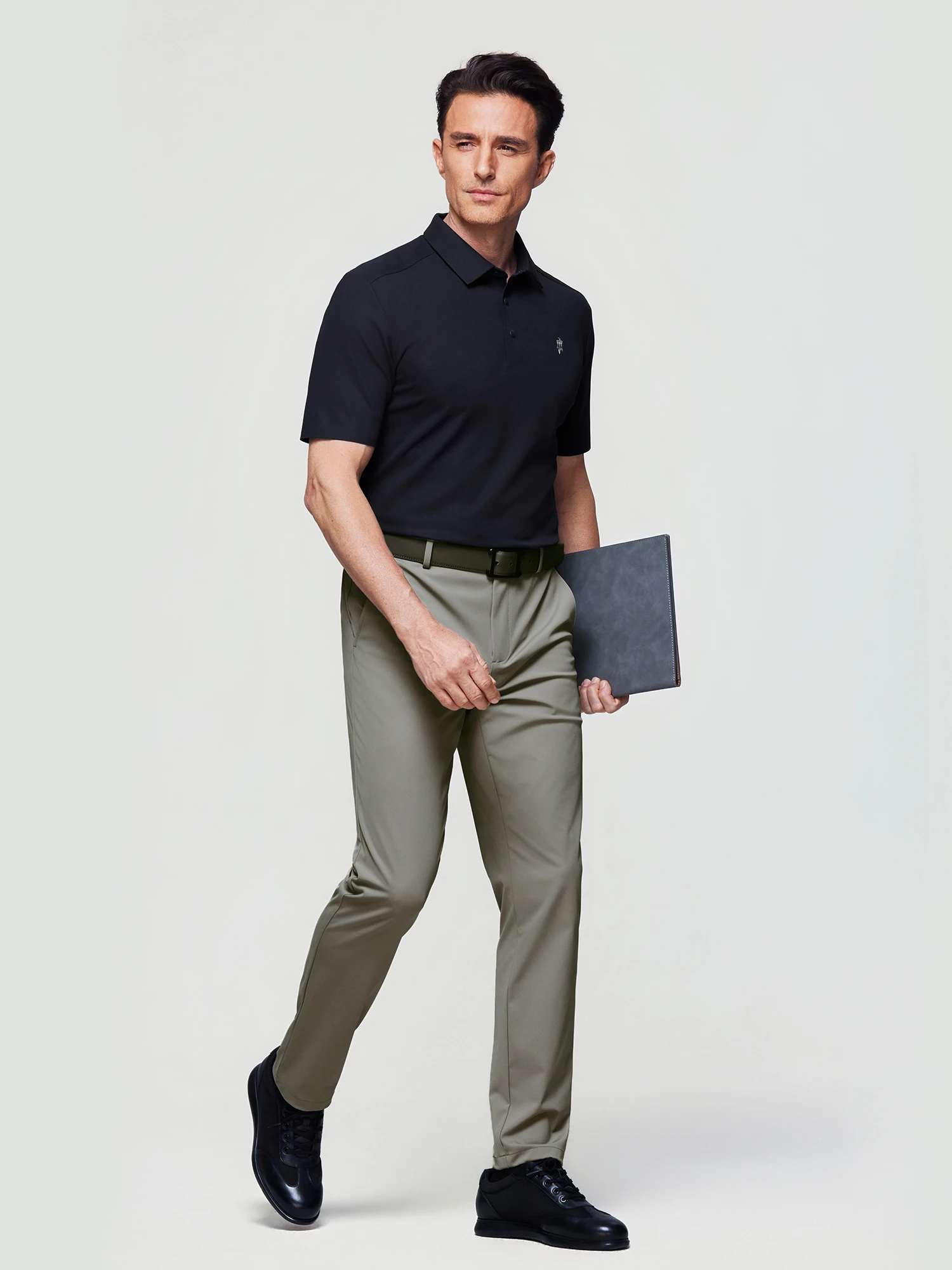 Deep Navy Stretch Polo