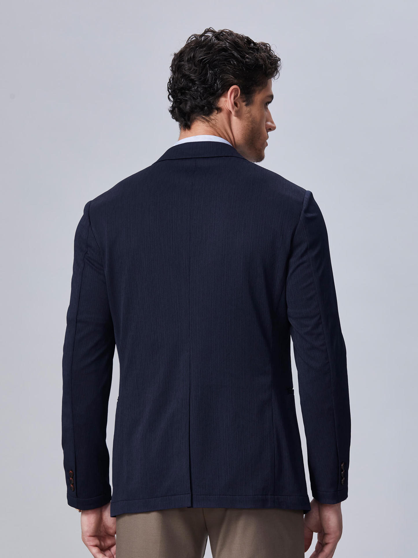 Midnight Navy Stretch Blazer