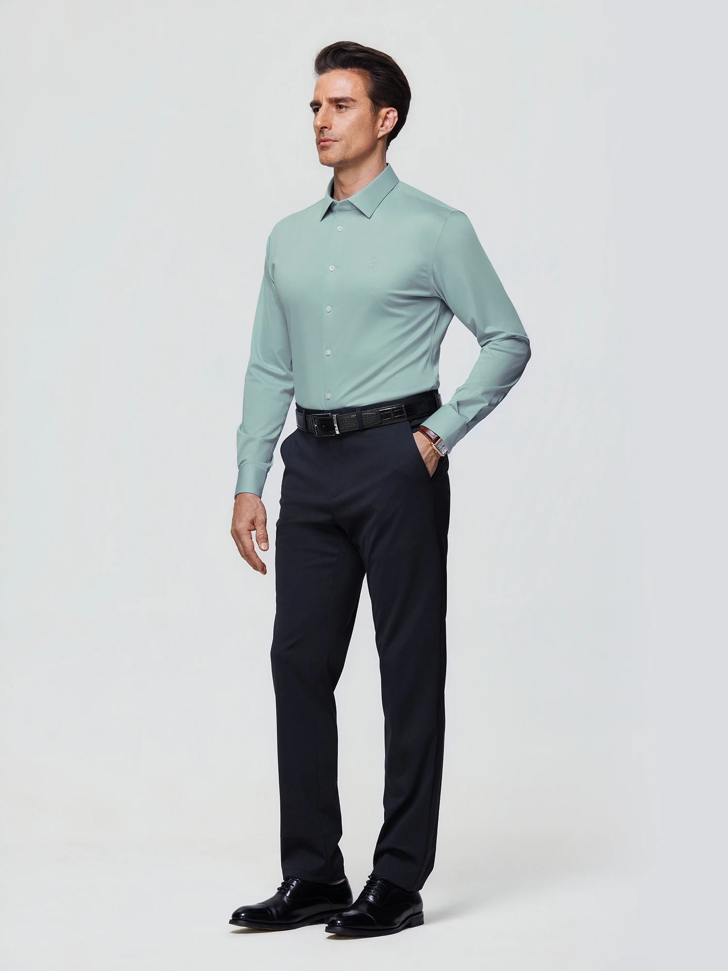 AirFlex Pro™ Pine Green Stretch Shirt