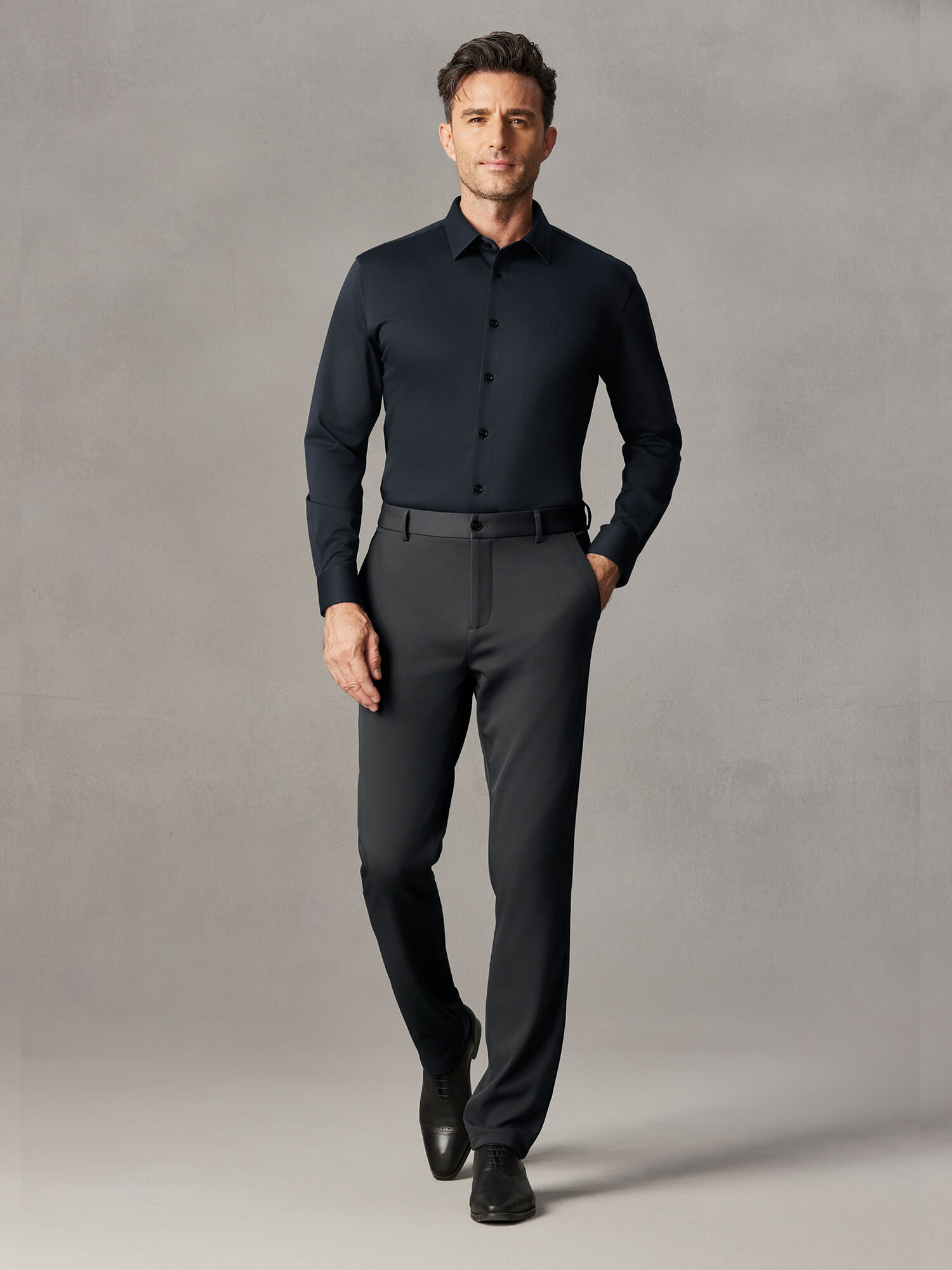 Deep Space Navy Stretch Shirt