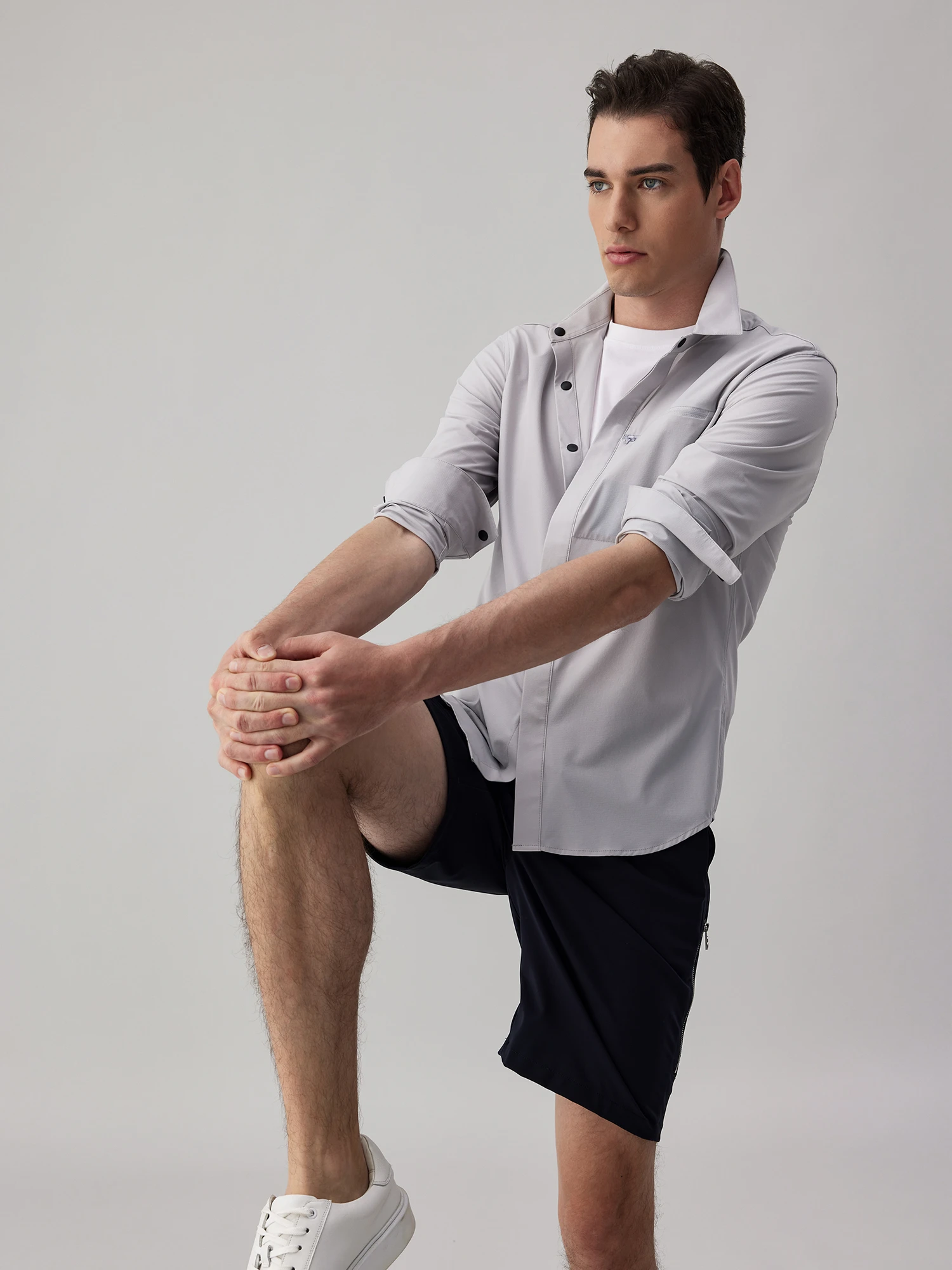 Titanium Gray Stretch Shirt