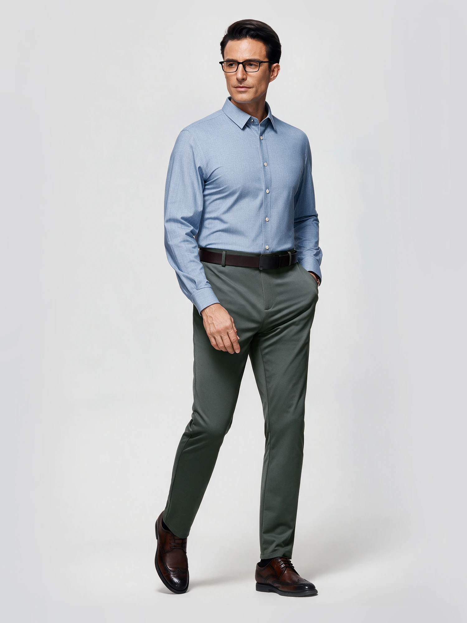 Cloud Blue Stretch Shirt