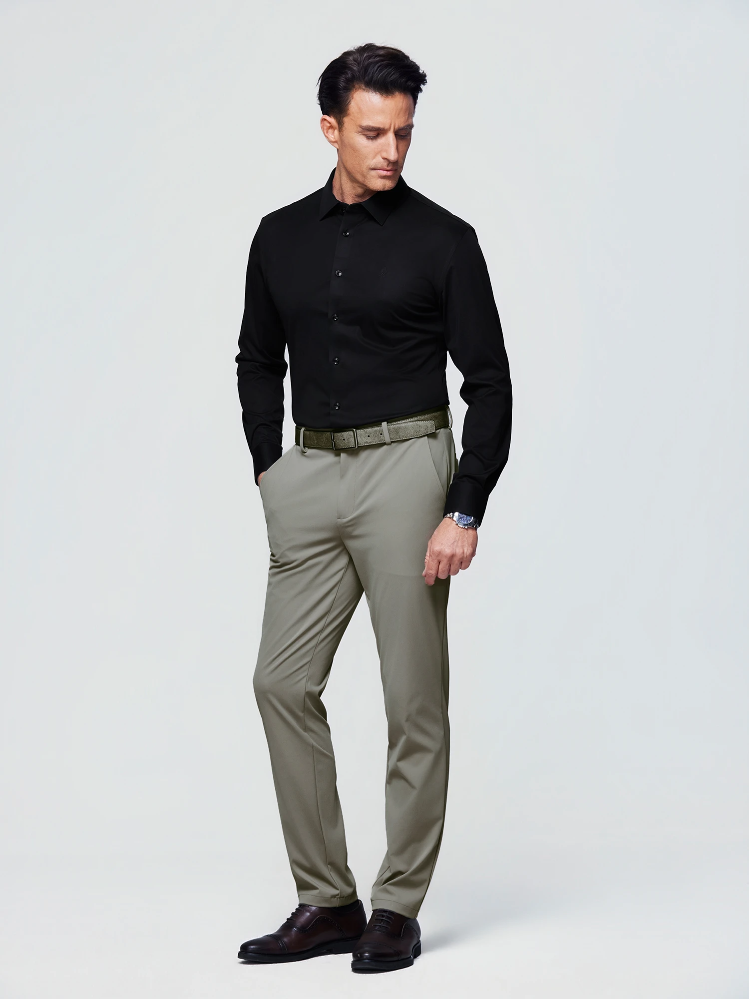 AirFlex Pro™ Onyx Black Stretch Shirt