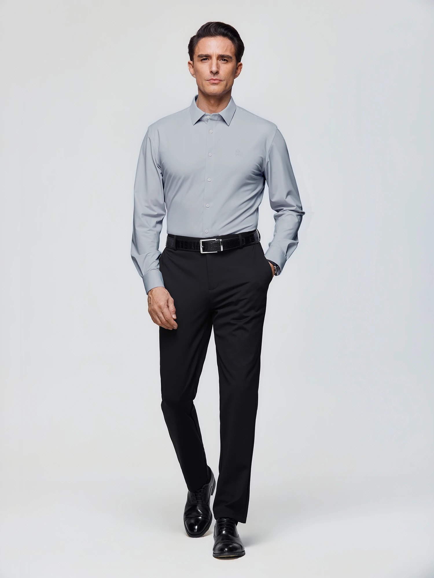 Cloud Gray Stretch Shirt