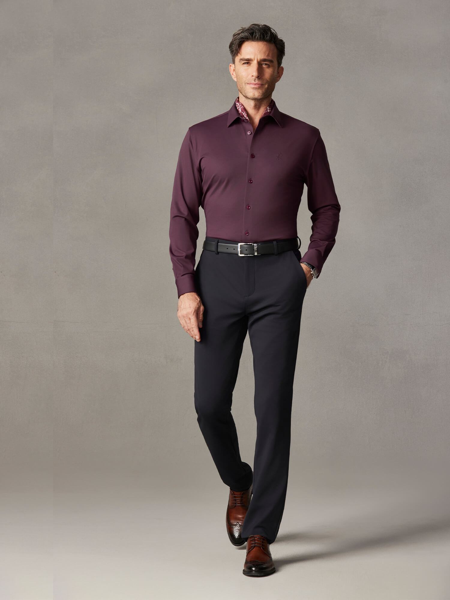 Nebula Purple Stretch Shirt