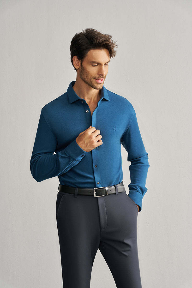 Swan Lake Orchid Luxurious Stretch Shirt-OWN DREAM Shirts