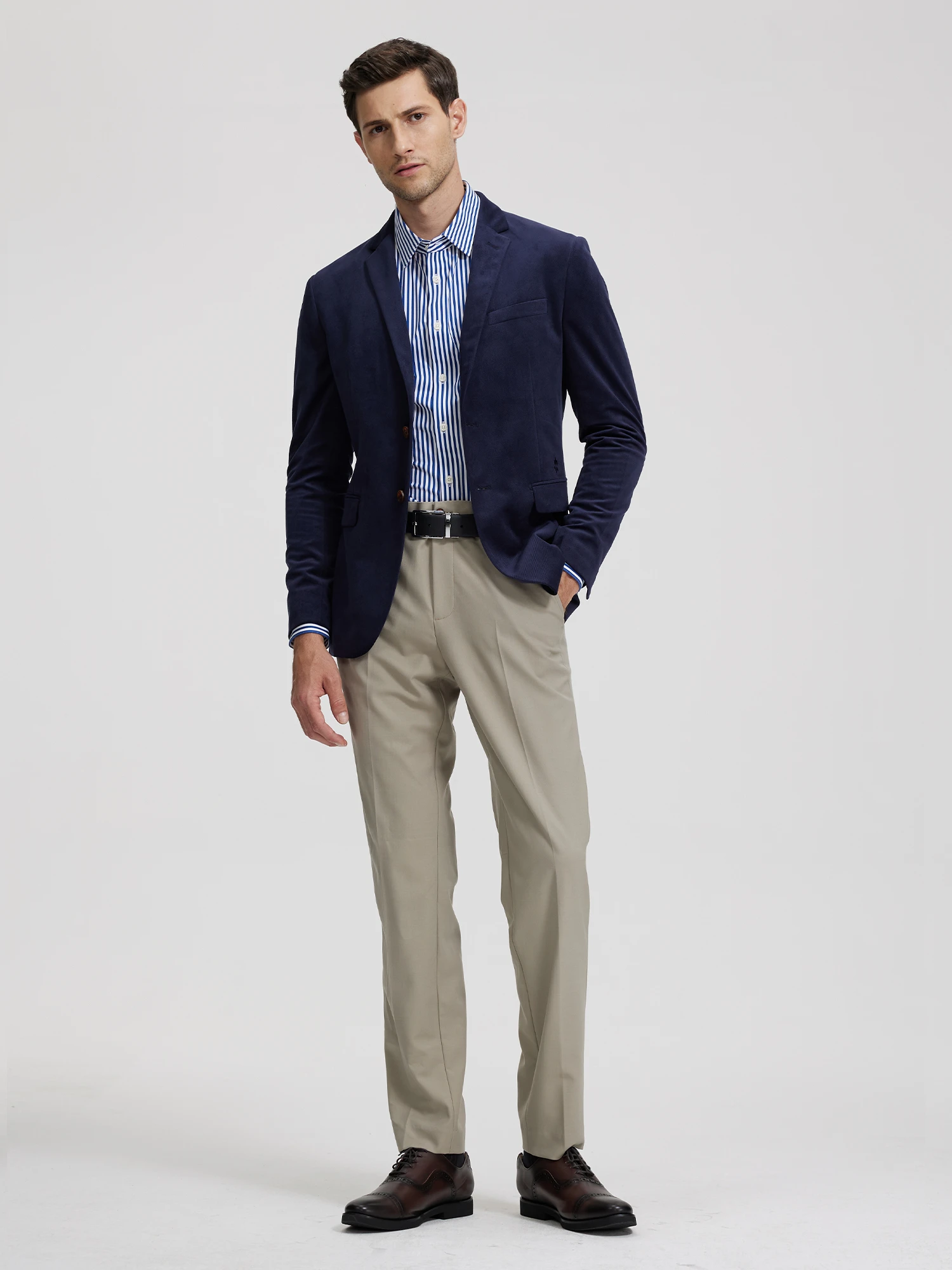 Glazed Jade Green Stretch Blazer