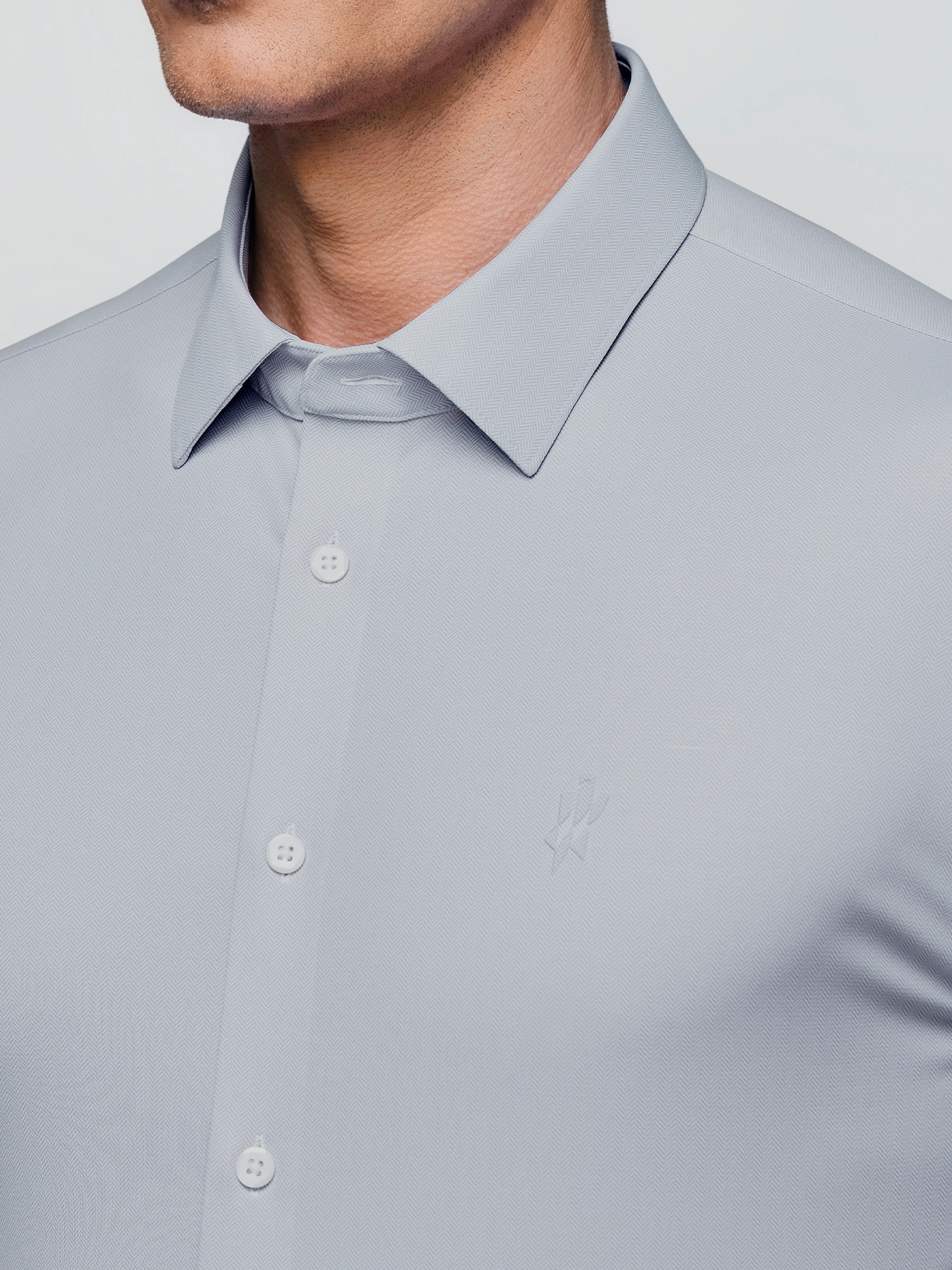 Cloud Gray Stretch Shirt