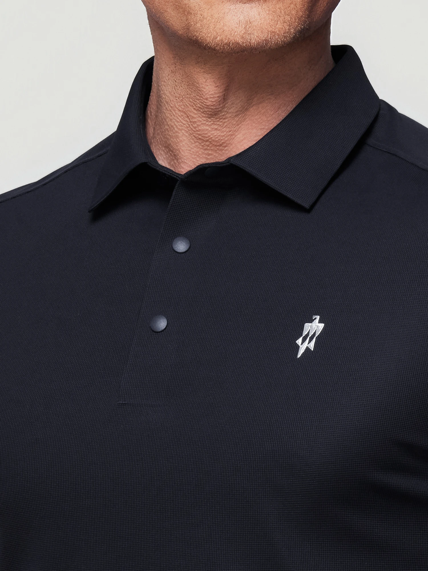 Deep Navy Stretch Polo