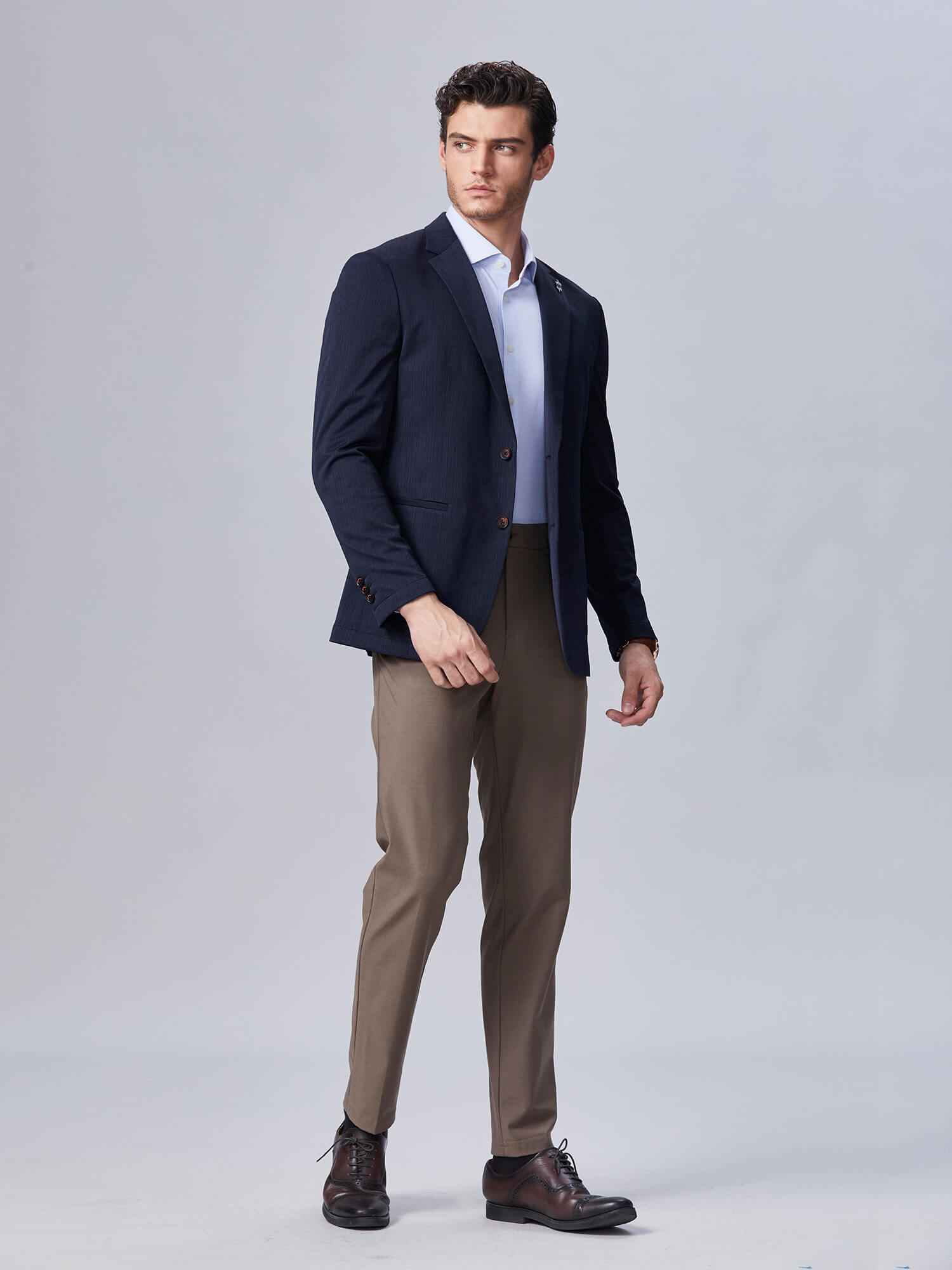 Midnight Navy Stretch Blazer