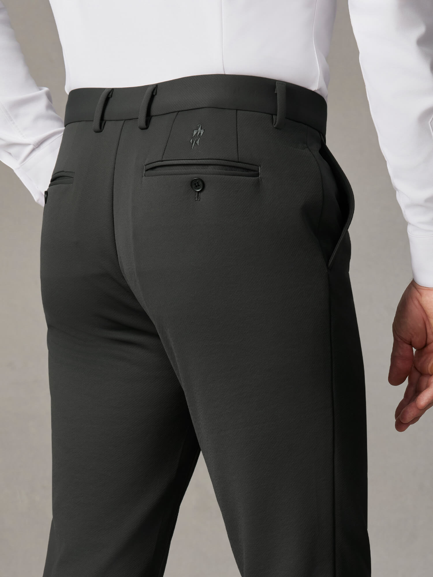 WarmTech Max Olive Gray Cashmere Stretch Pants