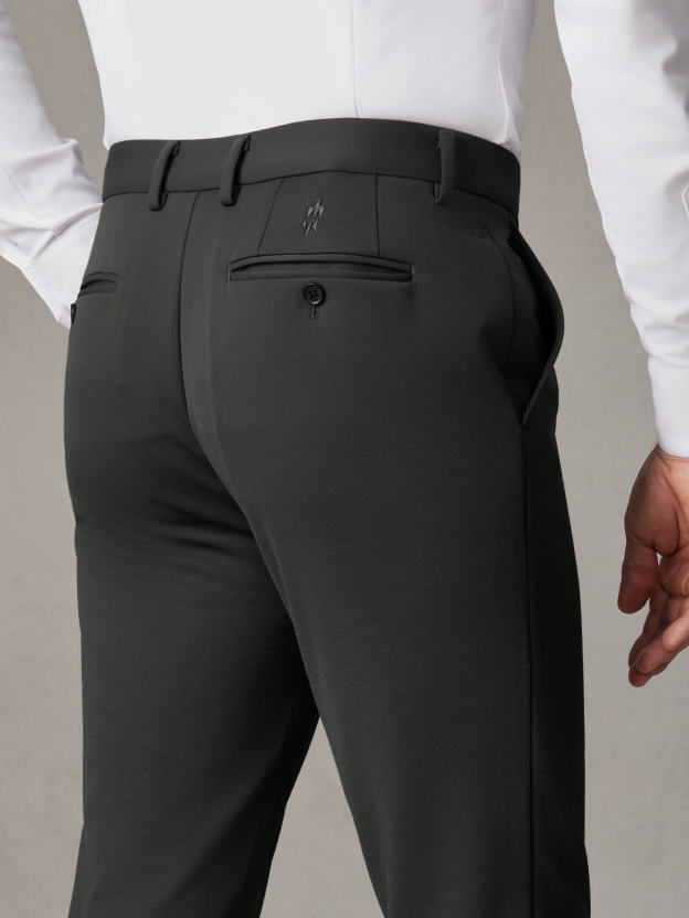 WarmTech Max Olive Gray Cashmere Stretch Pants