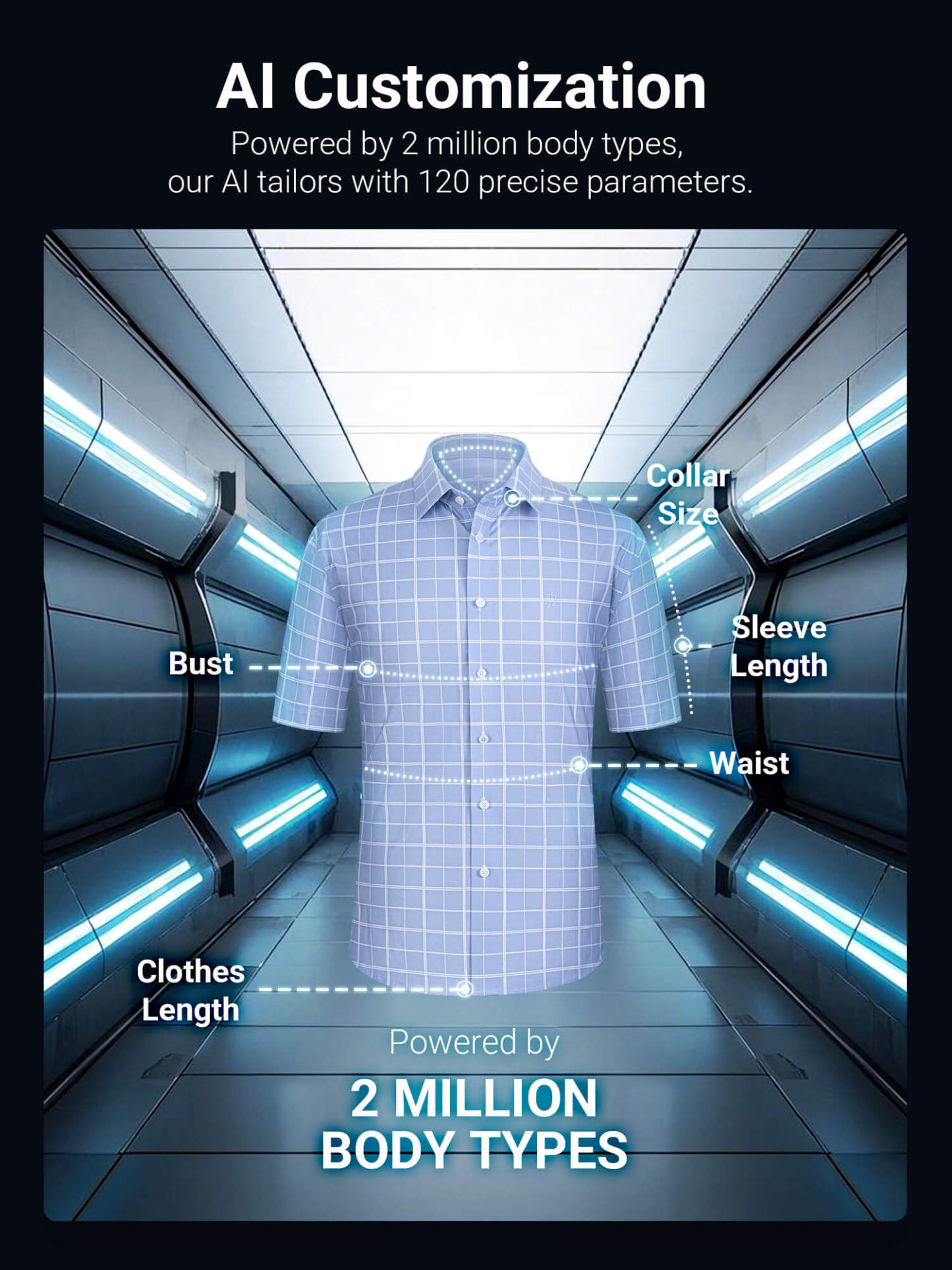 Opal Blue Omni-Stretch Check Short-Sleeve Shirt