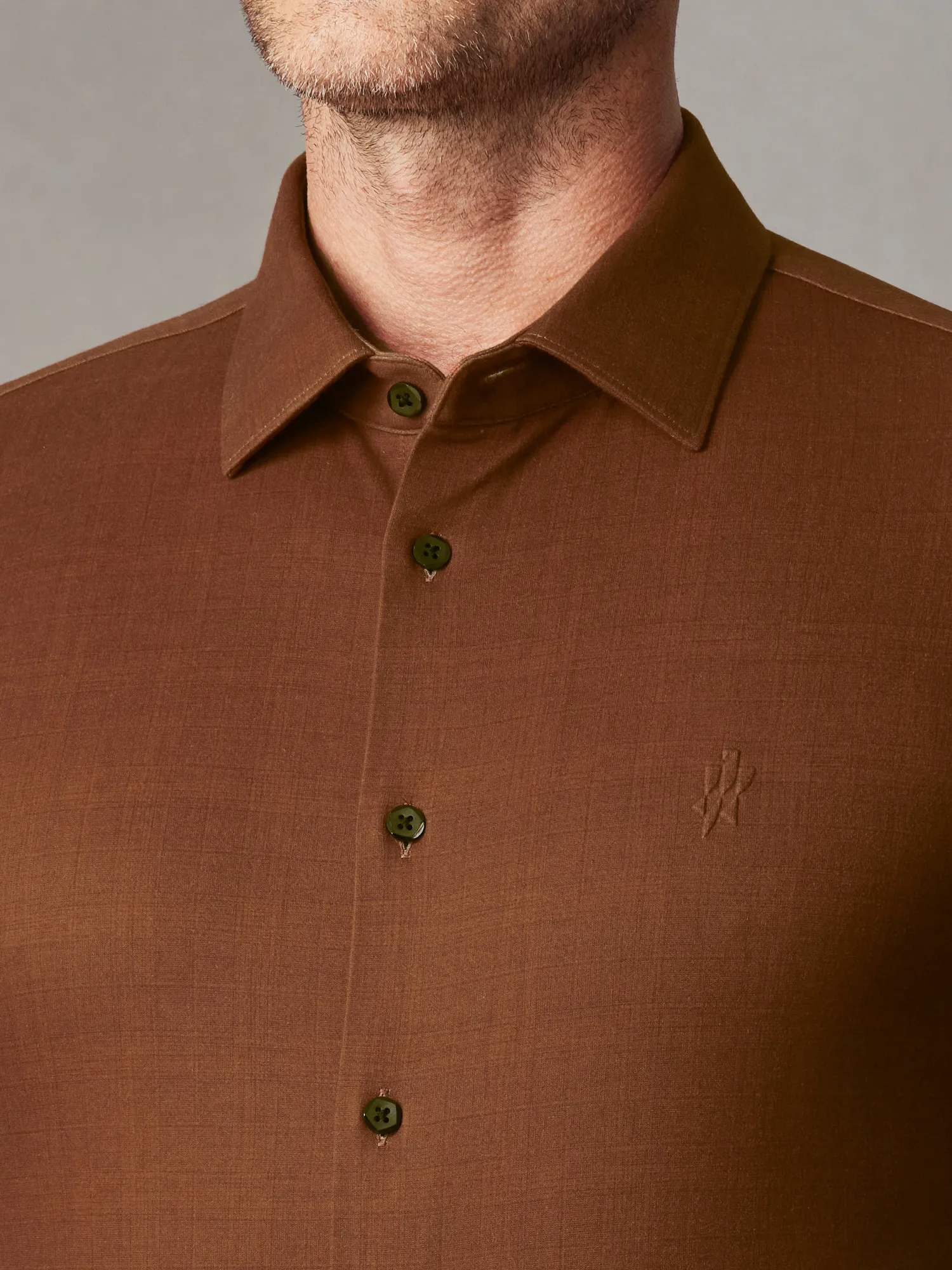 WarmTech Ultra Ember Orange Cashmere Stretch Shirt