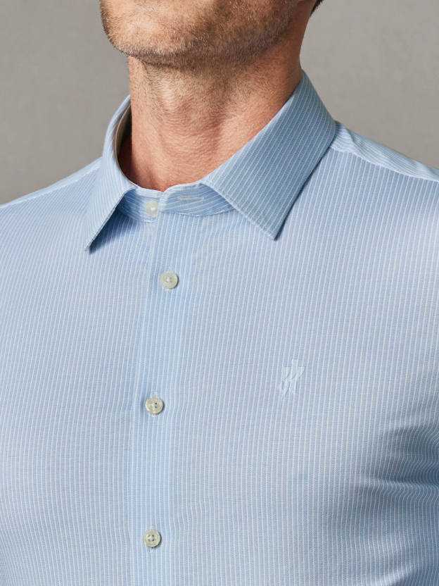 Sky Trail Pima Cotton High-Stretch Dress Shirt-Own Dream Shirts-Dress Shirts for Men