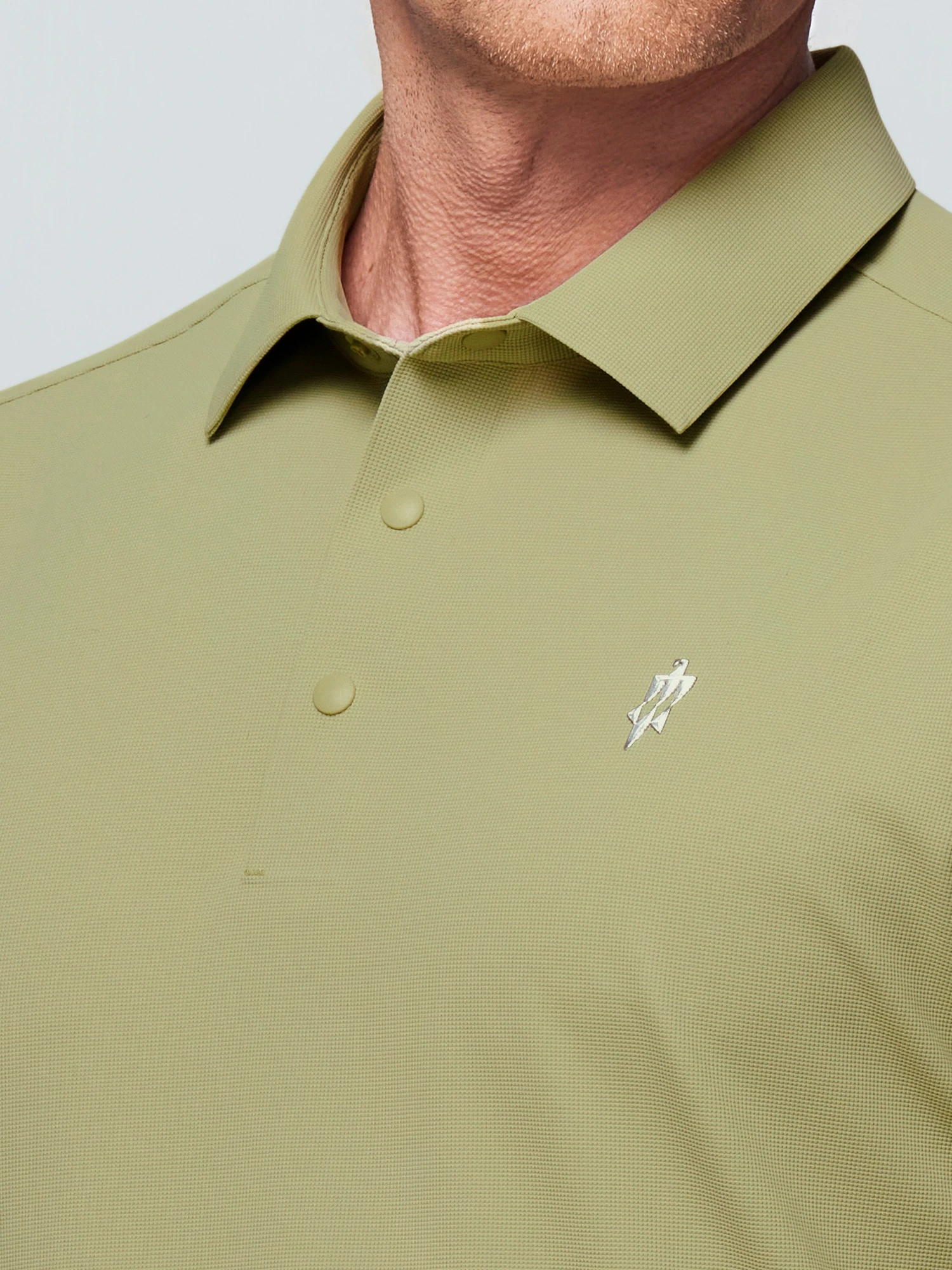 Bamboo Green Stretch Polo
