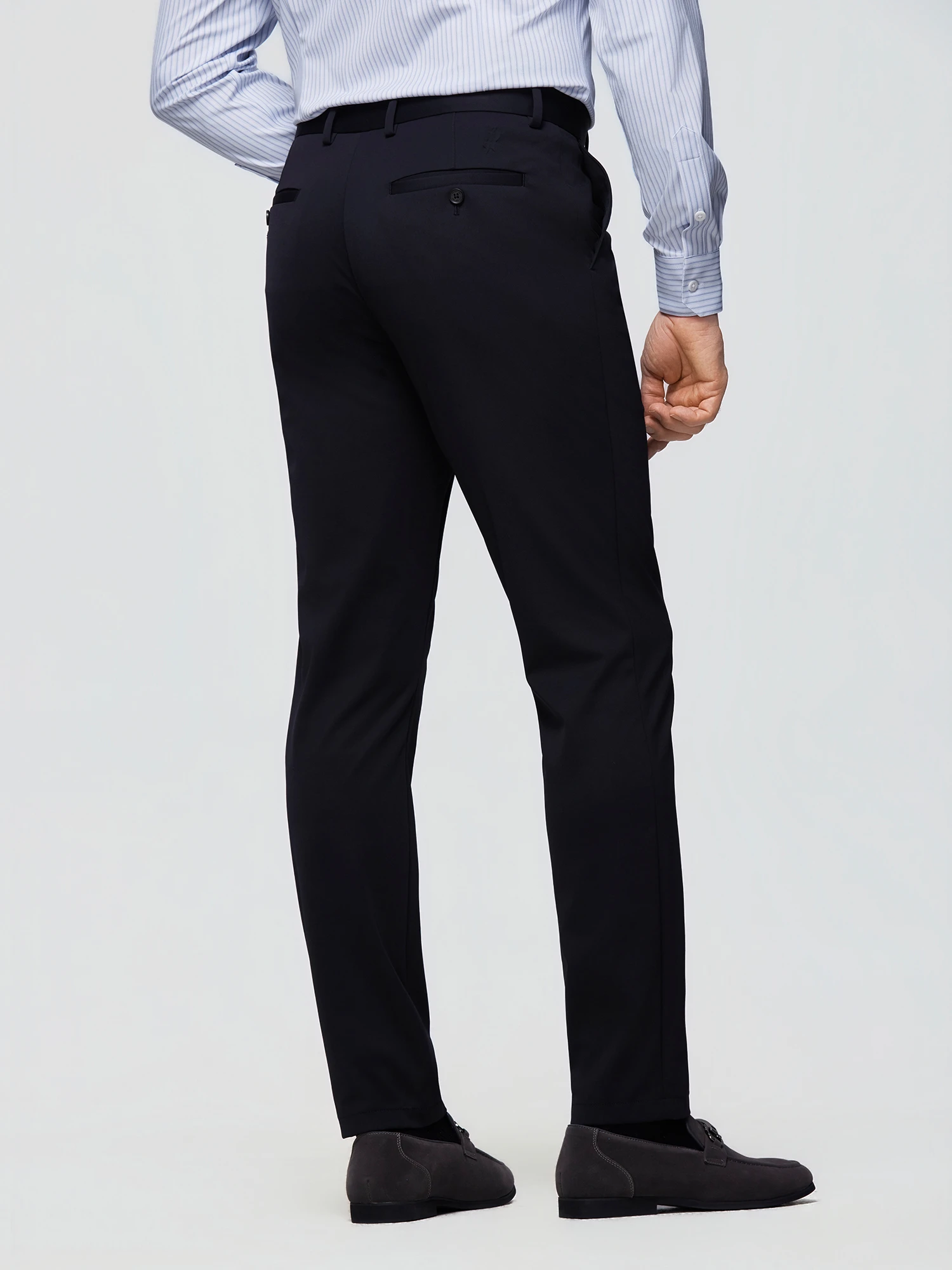 Midnight Navy Stretch Casual Pants