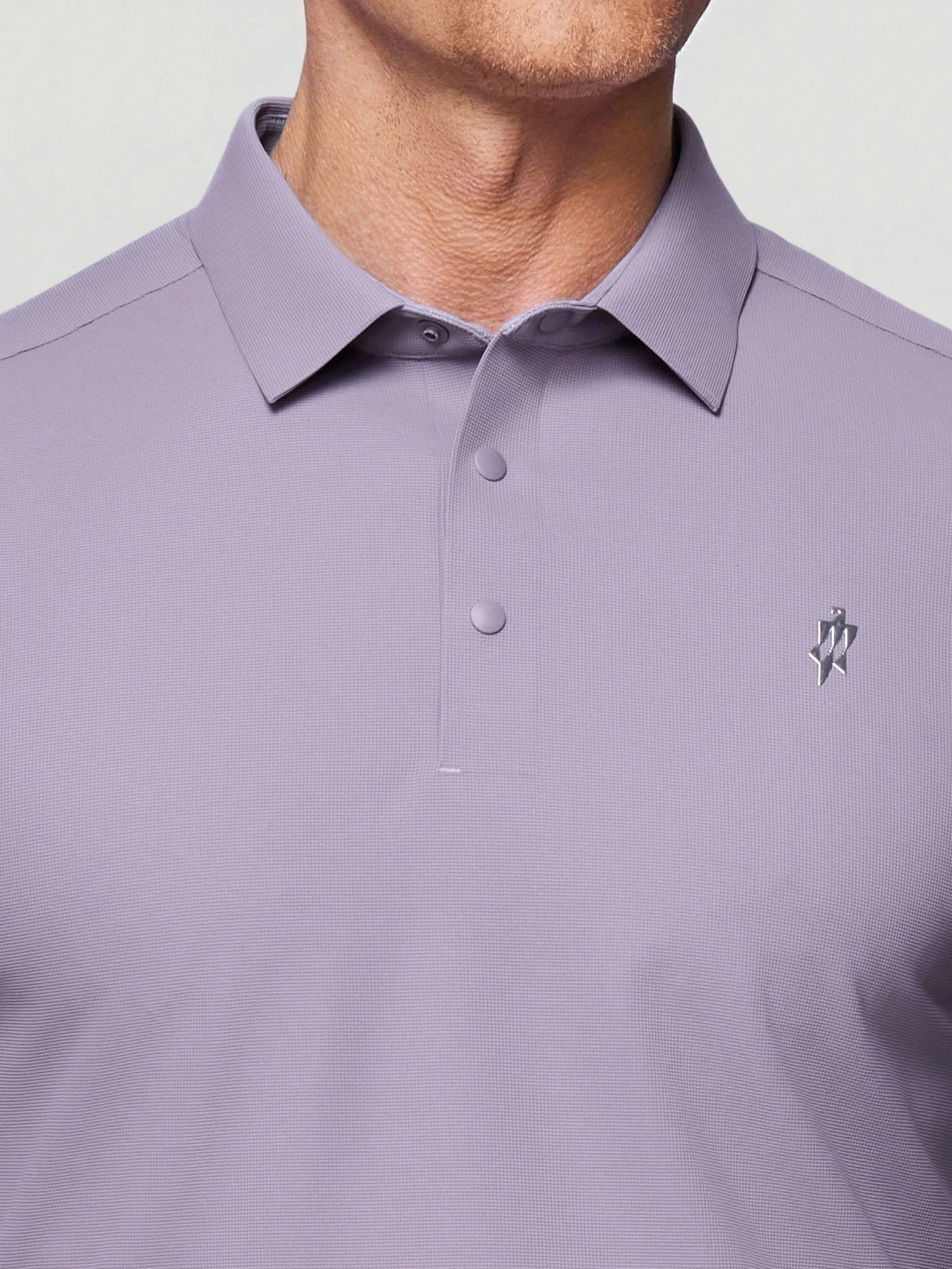 Dawn Purple Stretch Polo