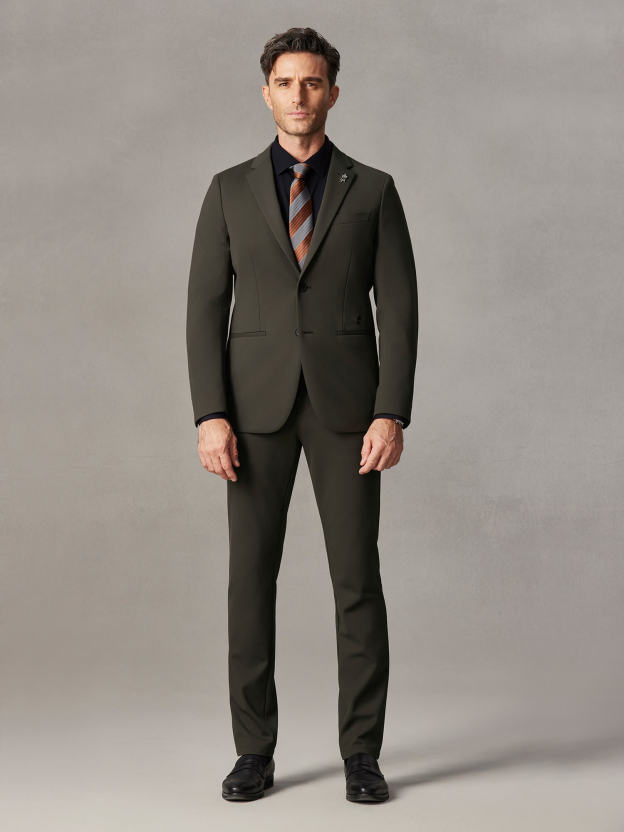 Autumn Brown Stretch Blazer