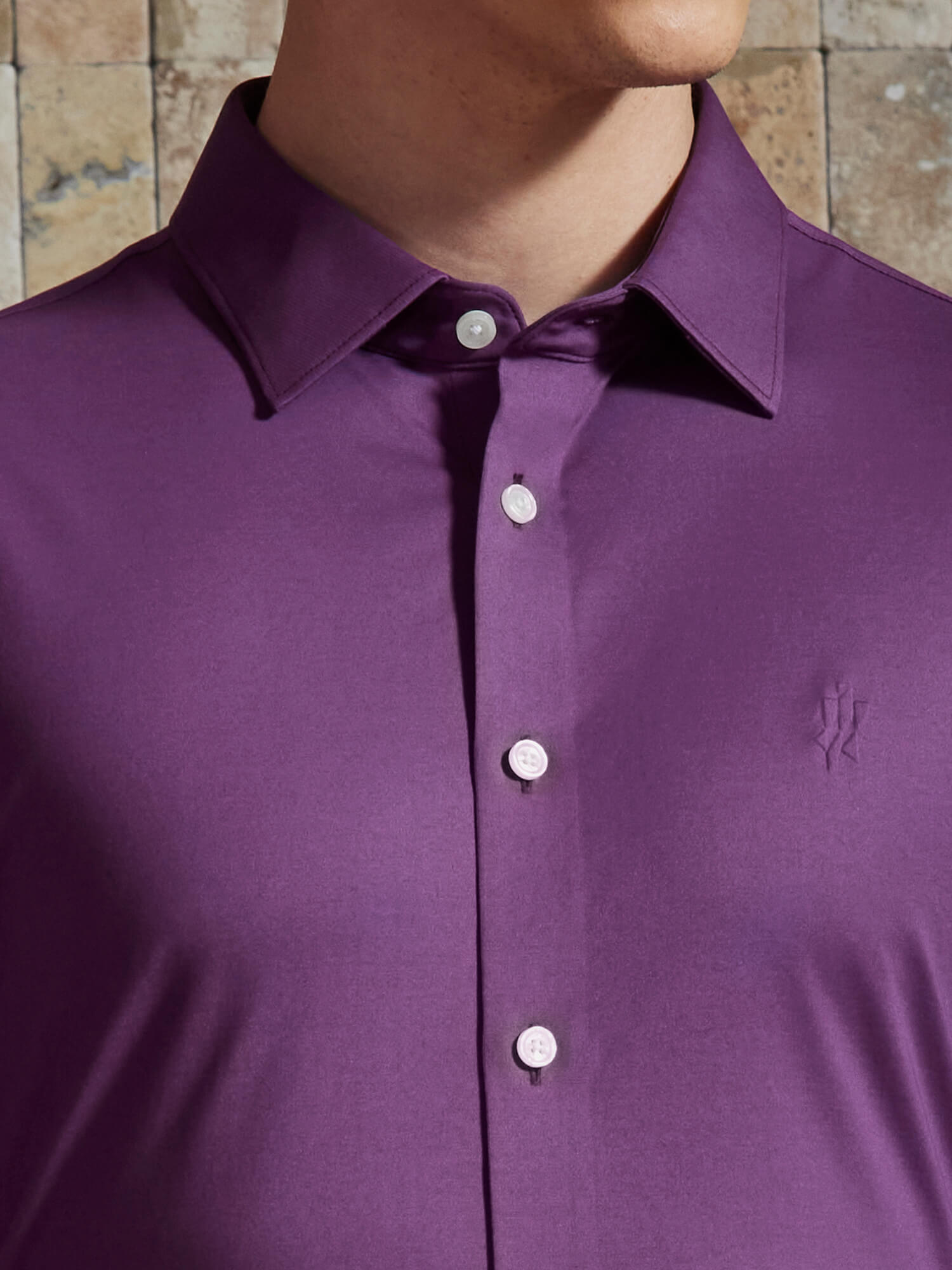 Nebula Purple Stretch Shirt