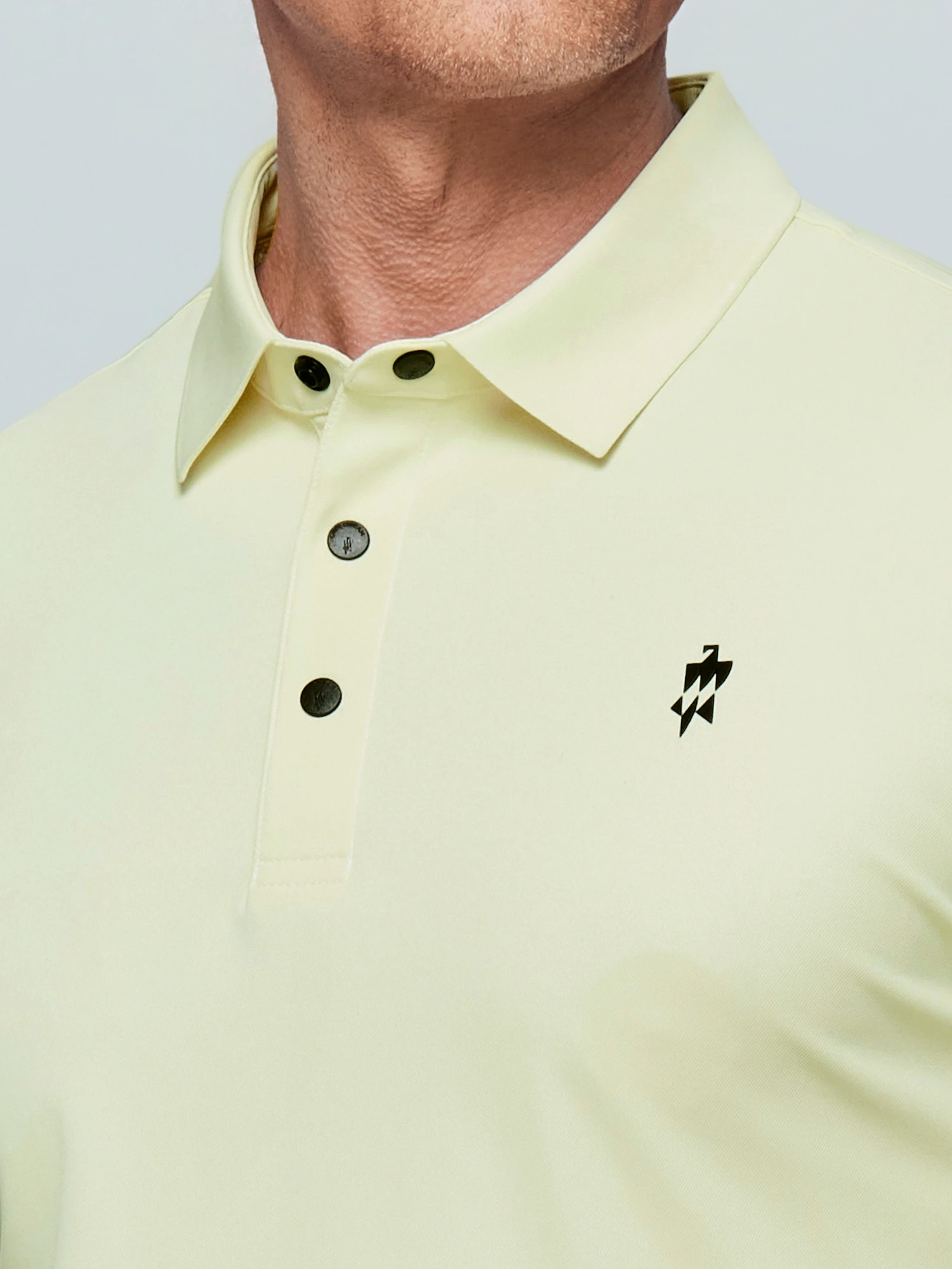 Pale Lemon Stretch Polo