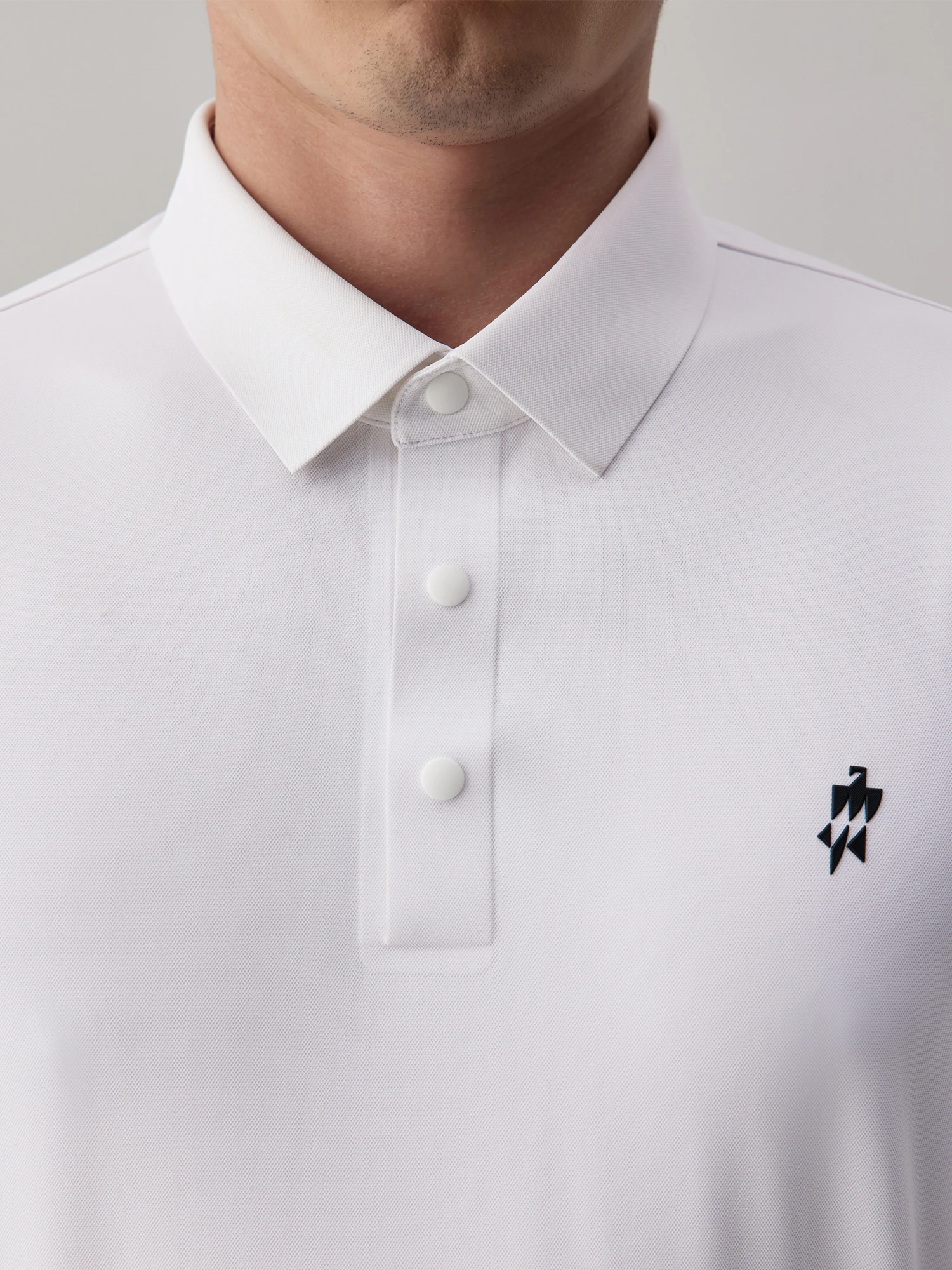 Frost White Soft Stretch Polo
